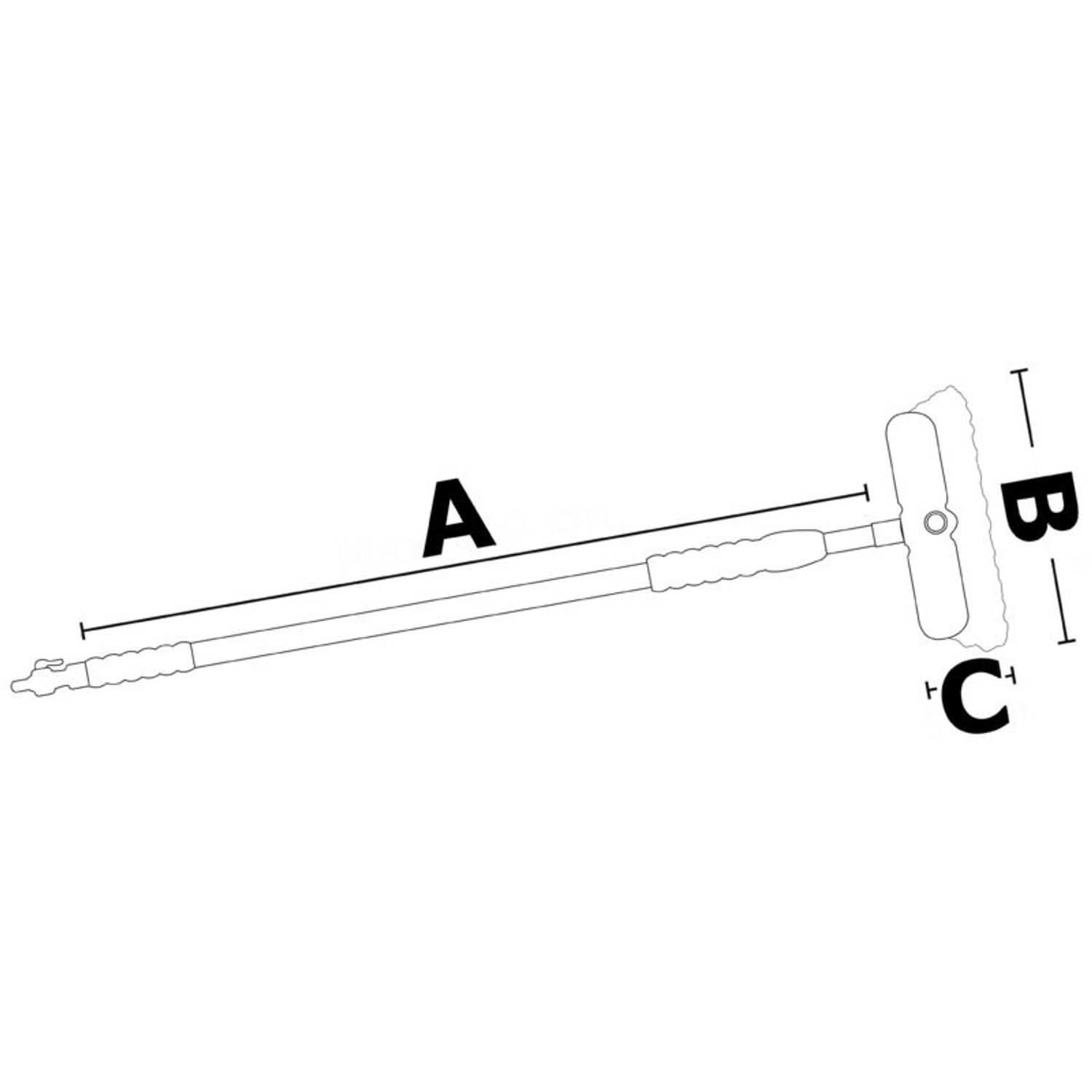 Osculati standard teleskopbørste 95/150 cm