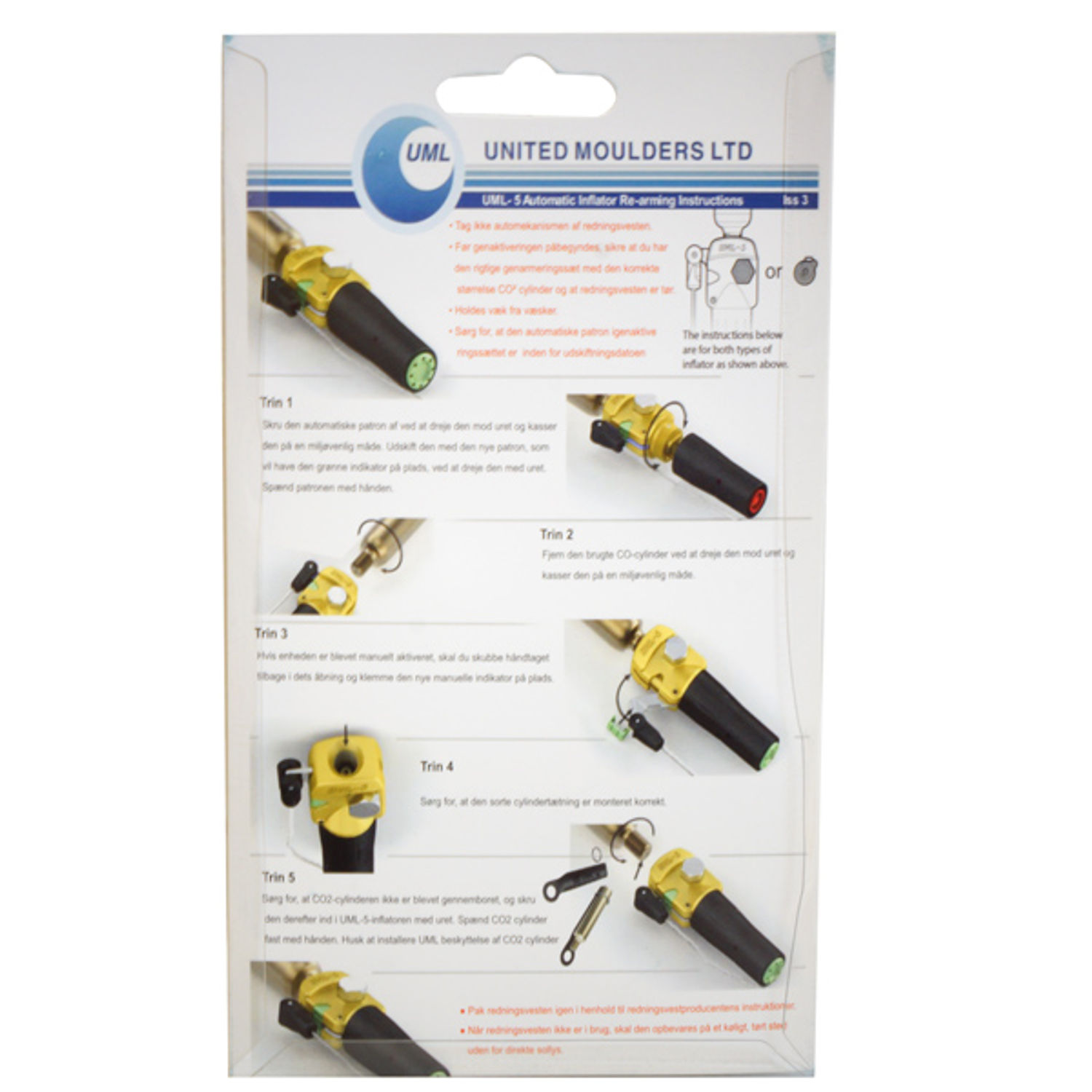 1852 Re-arming kit 33 gram + clip UML