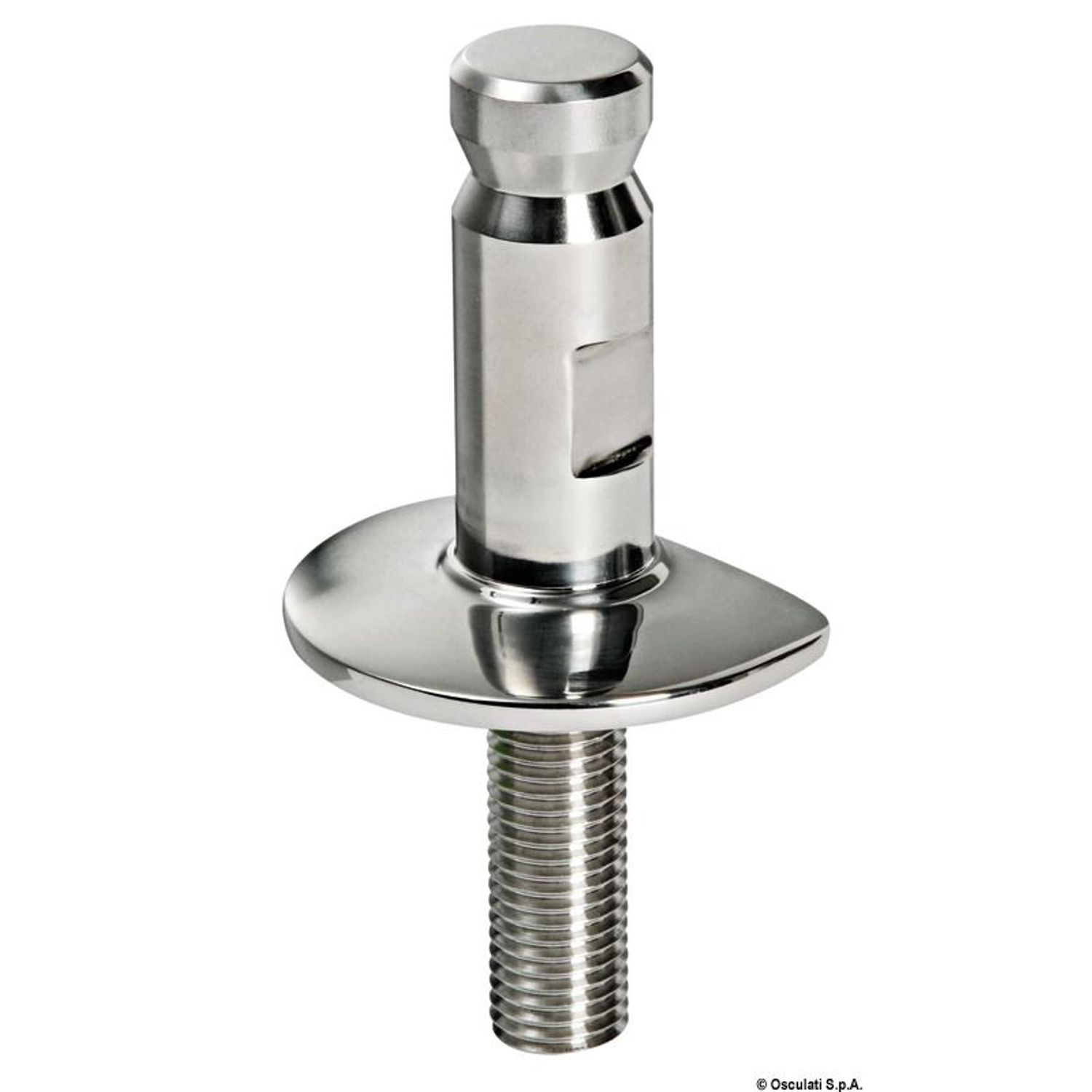 Base til rekkestøtte AISI316 60 x 45 mm