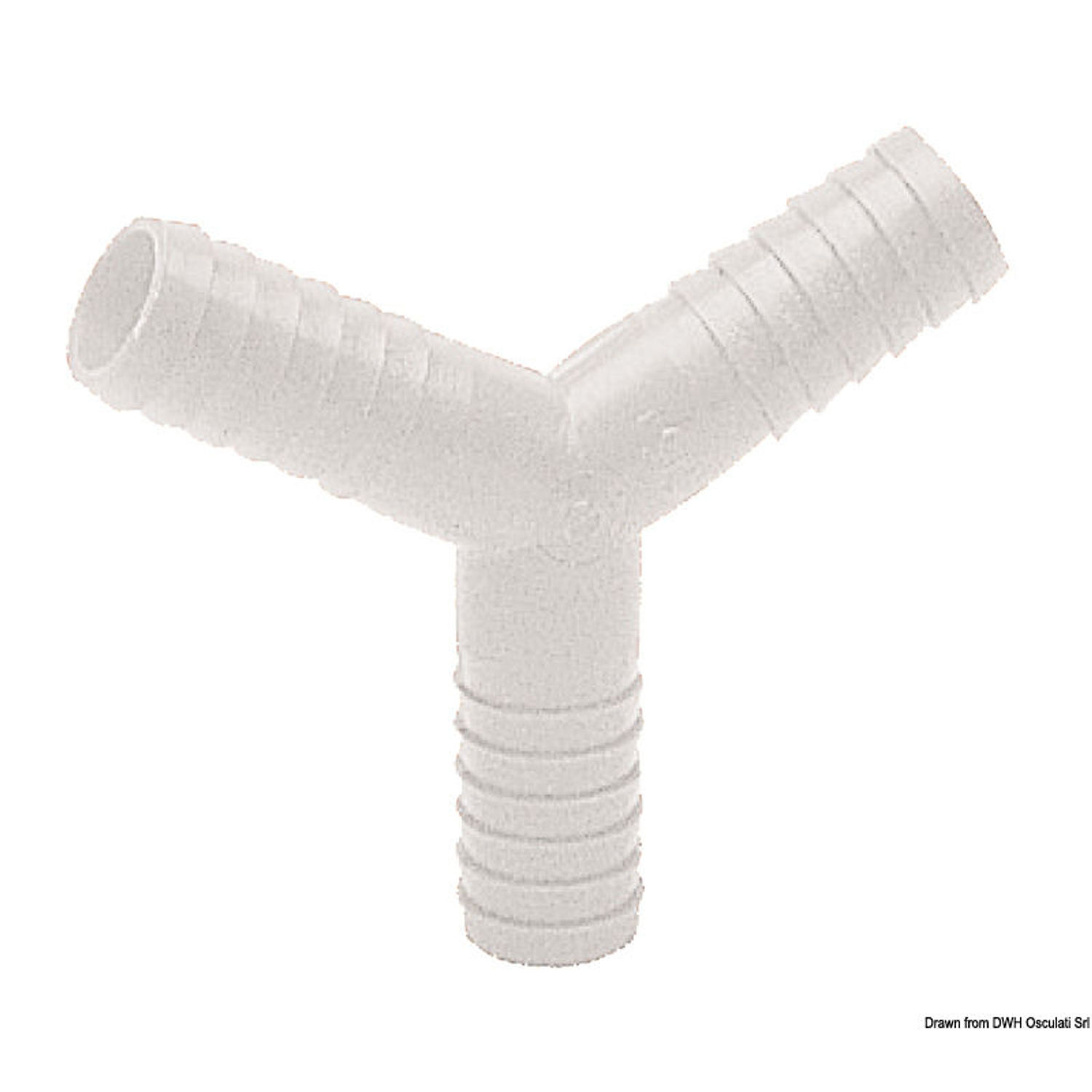 Nylon Y-kobling 10 mm
