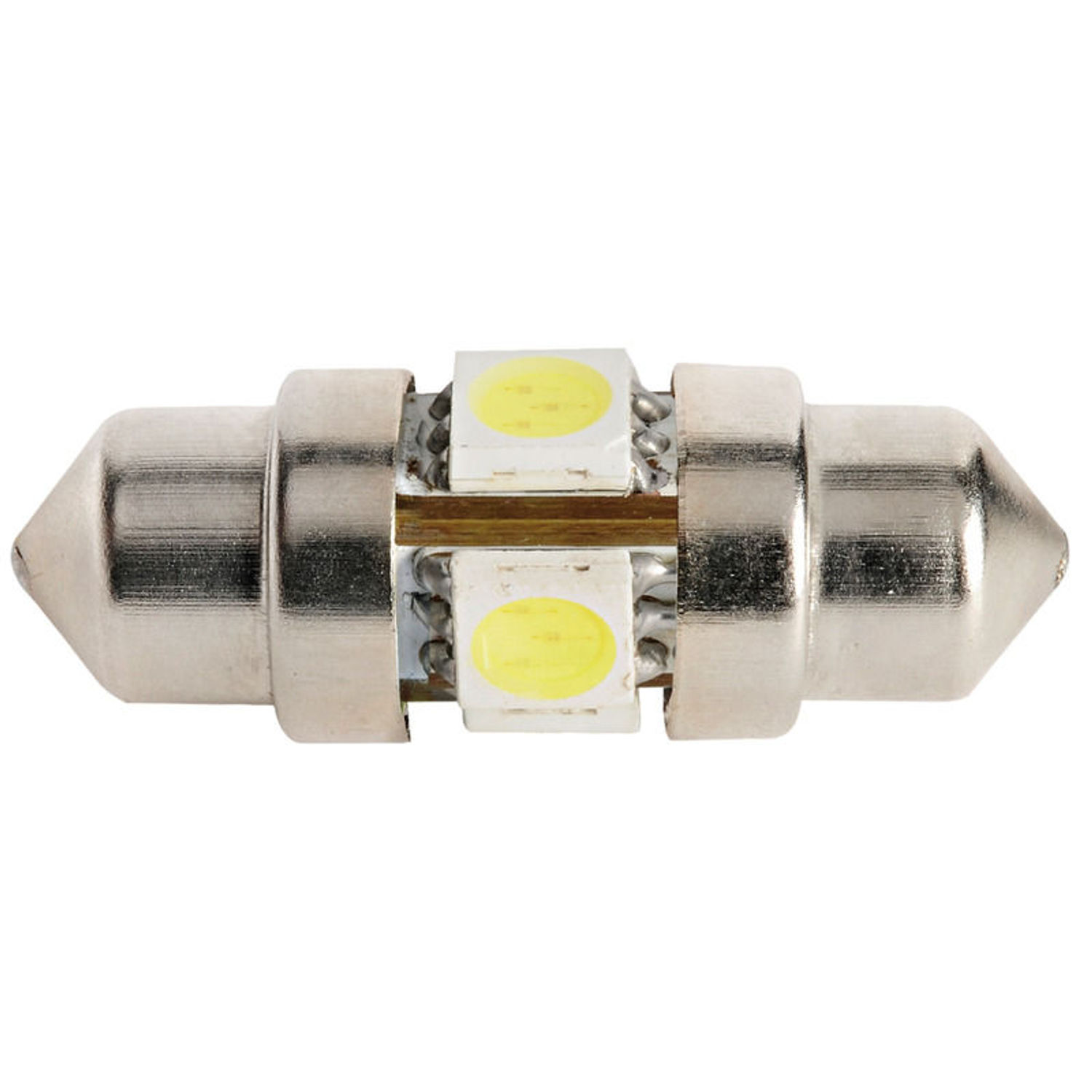 2 LED-soffittepære 31mm 3000K 8 LED