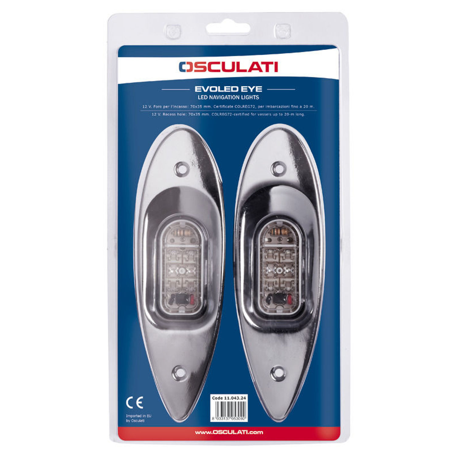Evoled Eye navigationslanterner rød/grøn