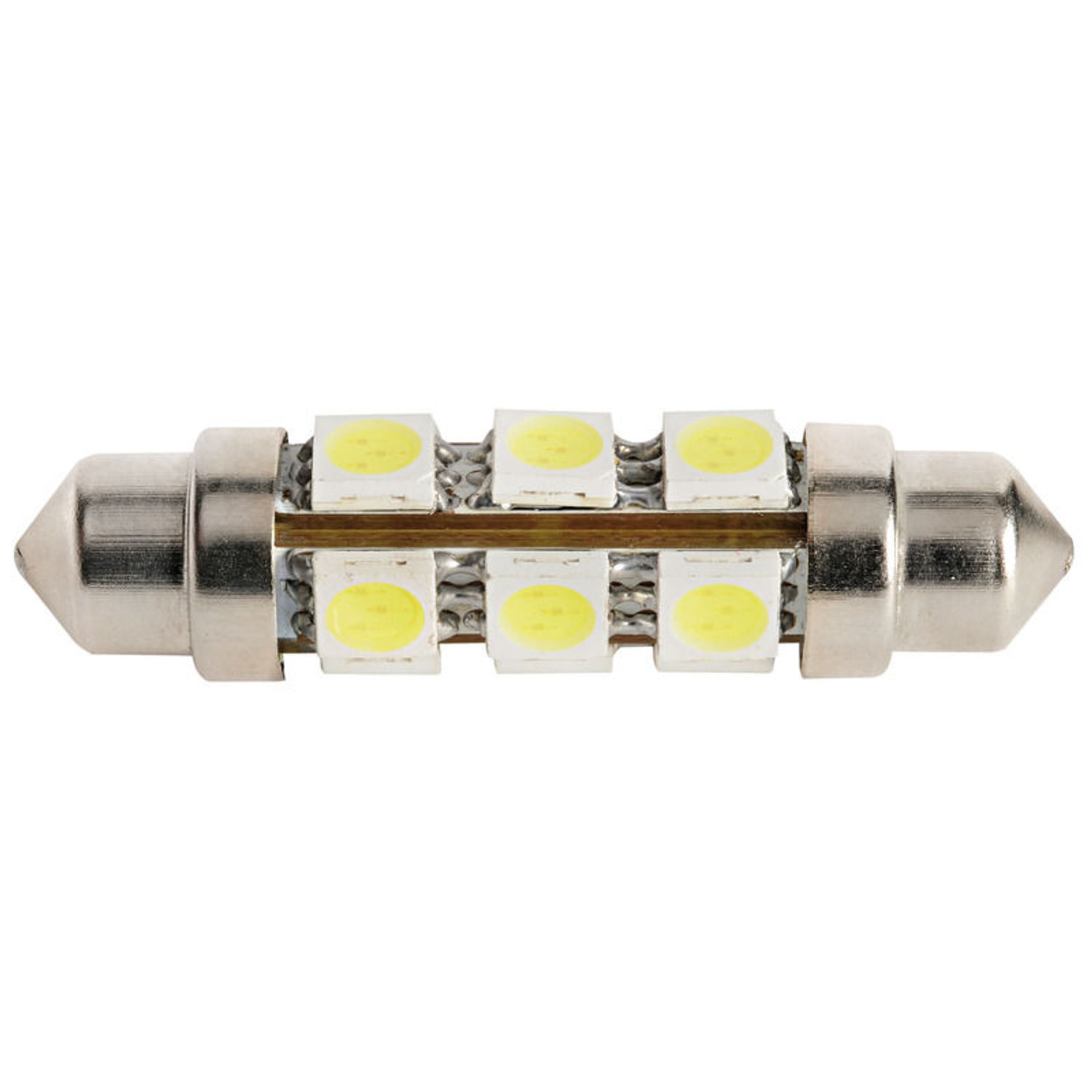 2 Festoon LED-polttimo 44mm 3000K 12 LED
