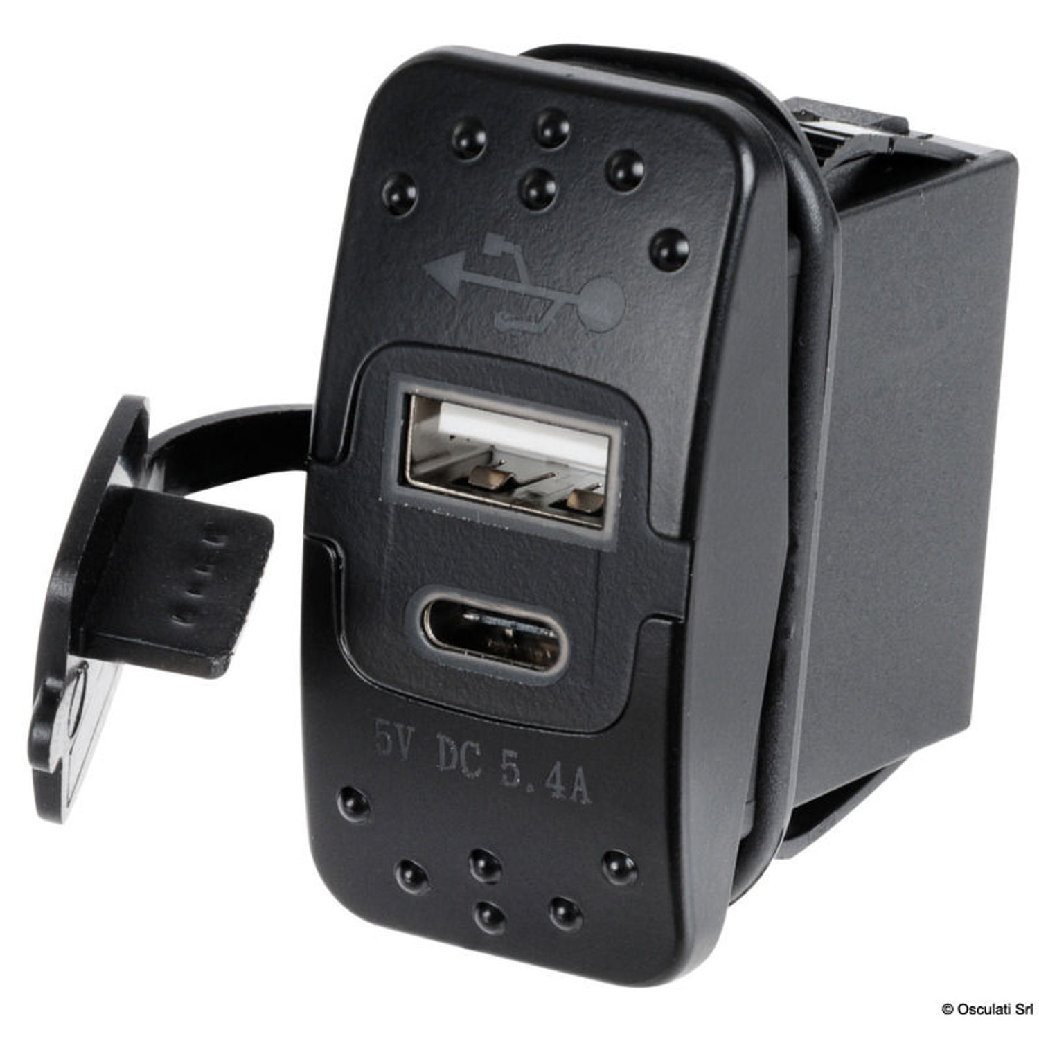 USB-A + USB-C-stik