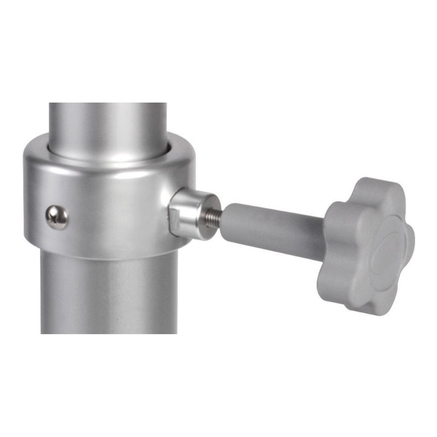 Tri-teleskopisk bordben i aluminium