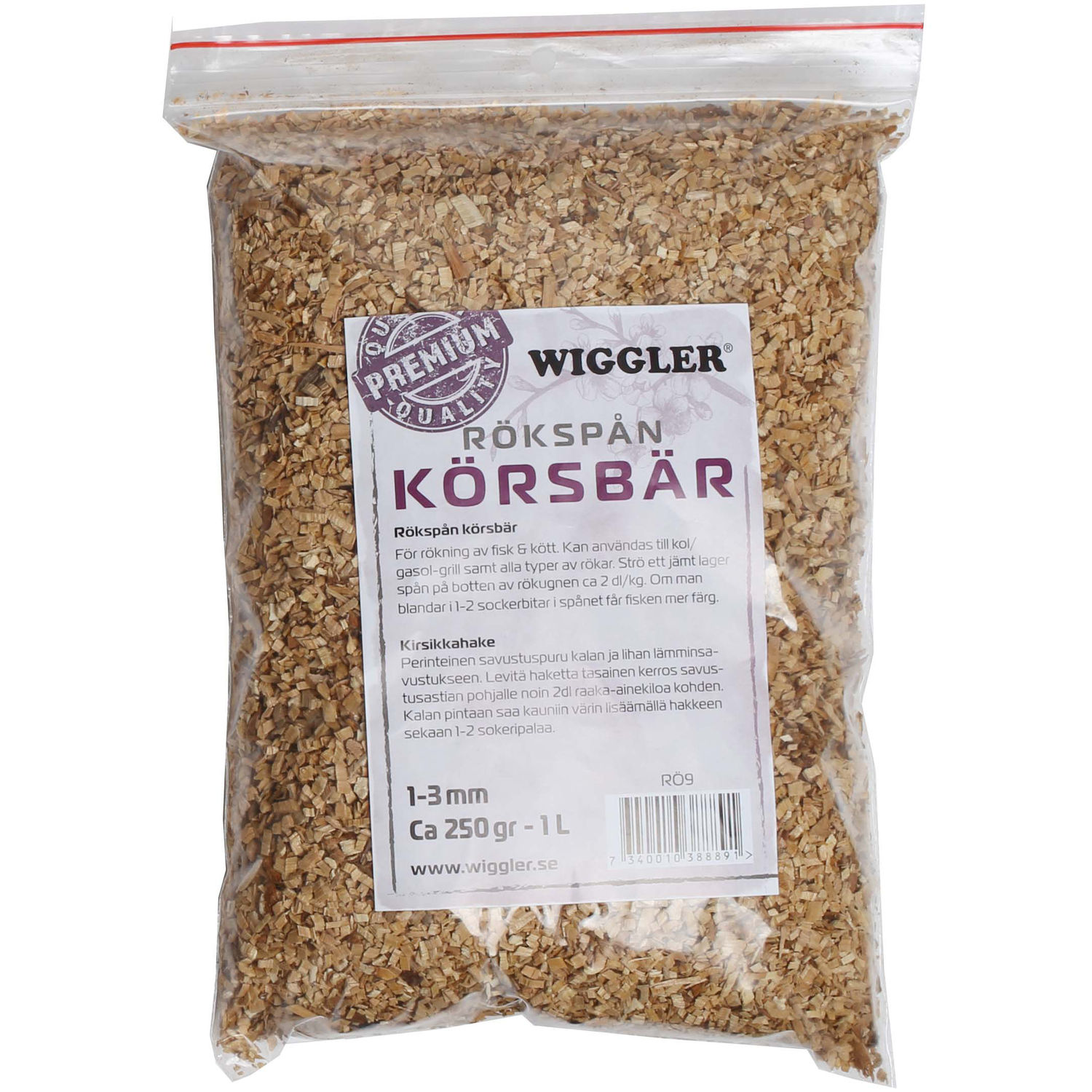 Rökspån Körsbär - 1 L
