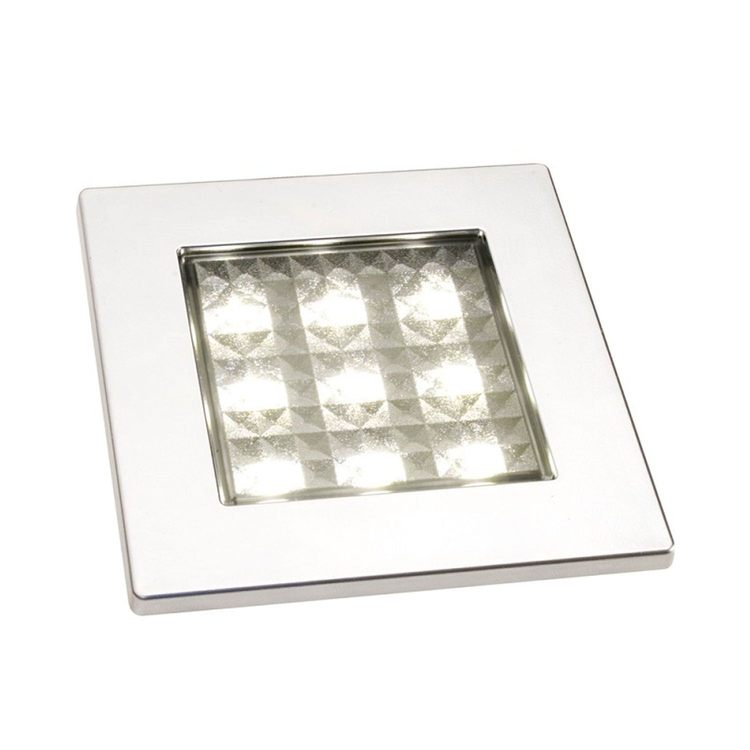 Square 80 SMD LED-valaisin, Matta Kromi