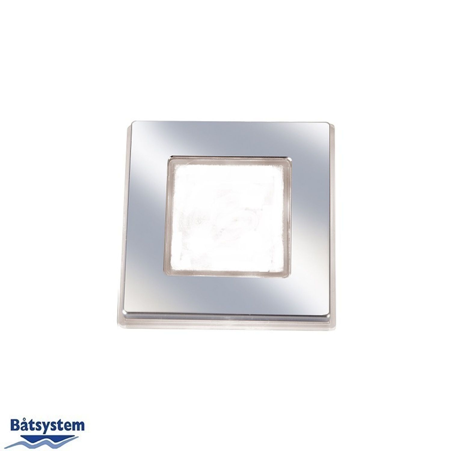 Square 50 SMD LED-Valaisin, Opaalilasi, Matta Kromi