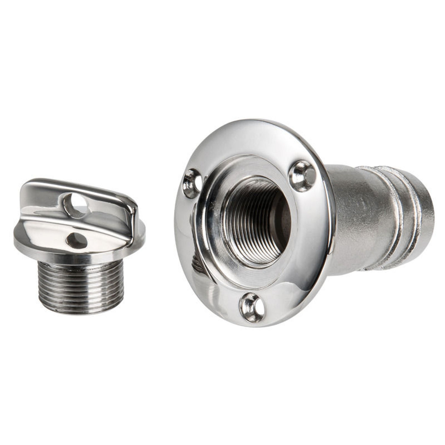 Pilssin tyhjennystulppa AISI 316 peilikiillotettu 48 mm