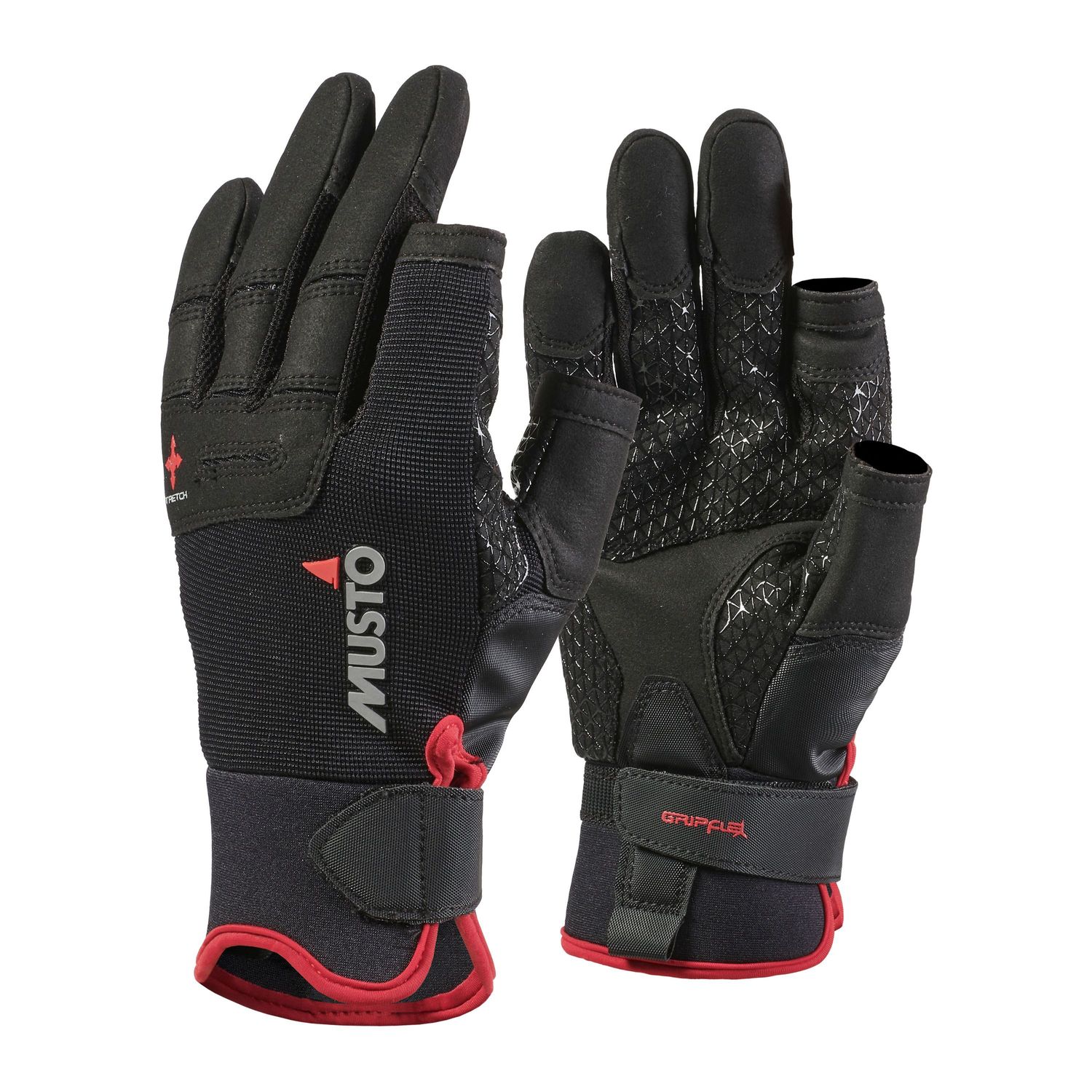 Musto Performance Long Finger Glove Seglarhandskar Svart