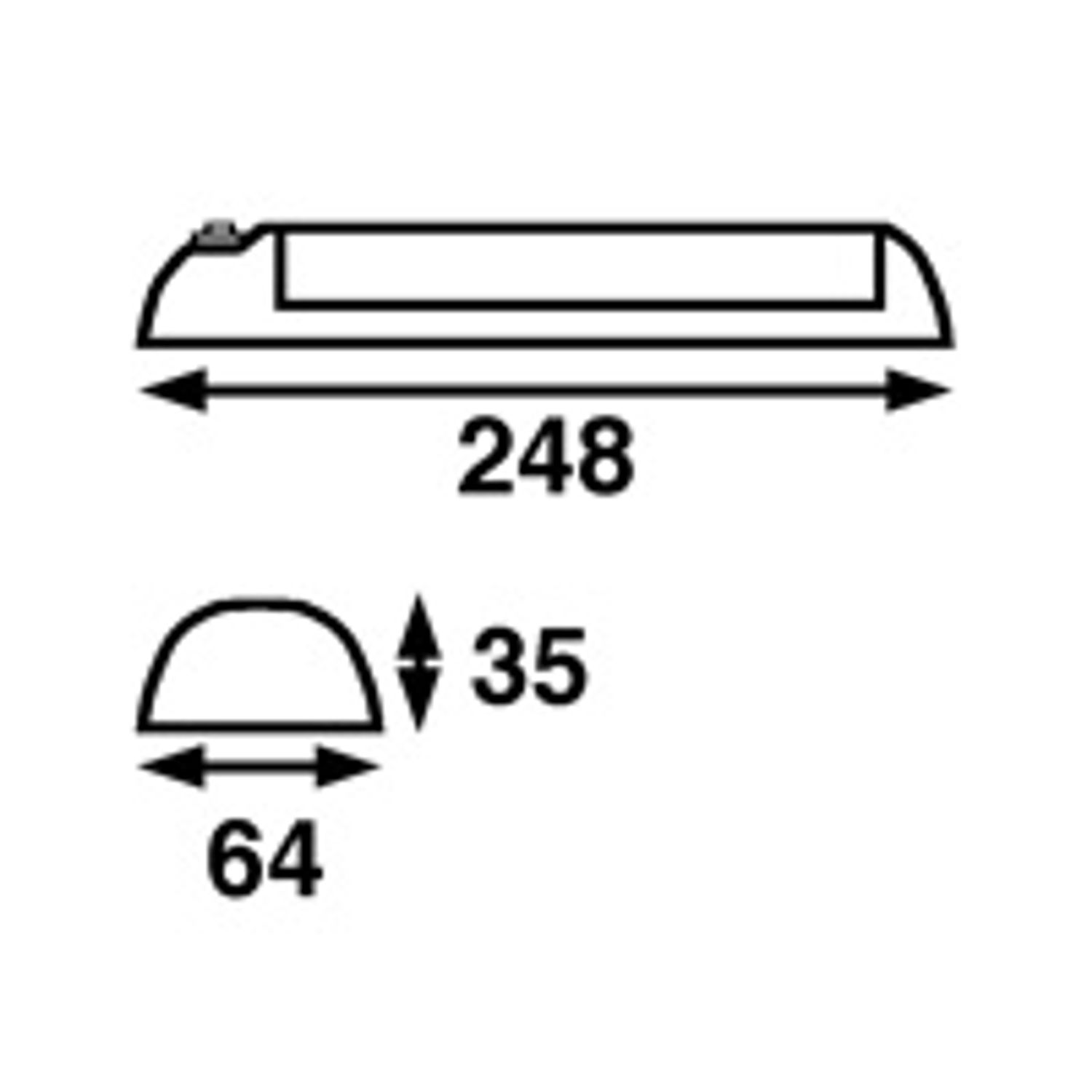 Soft LED 0,9W 12V Hvit