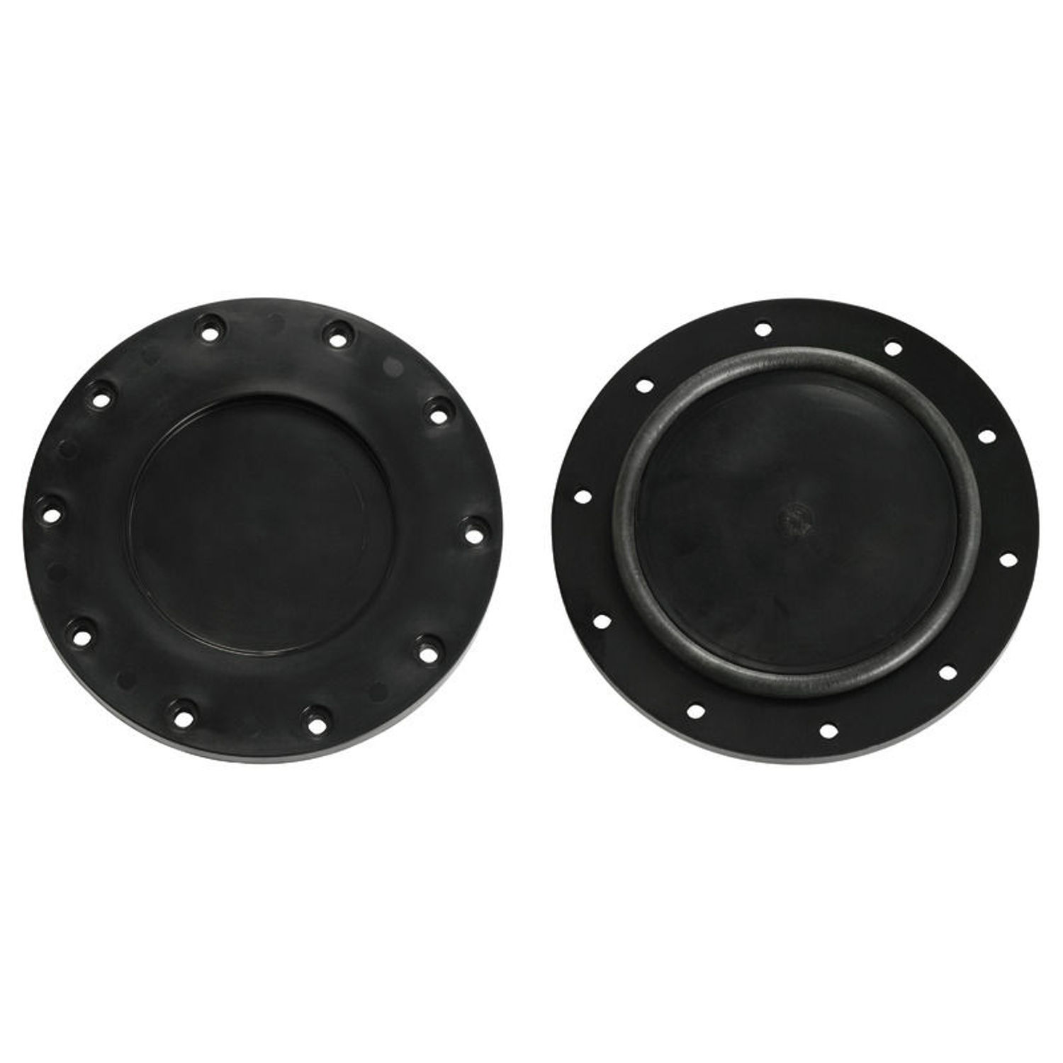 Sort inspektionsluge til dieseltank 120 mm
