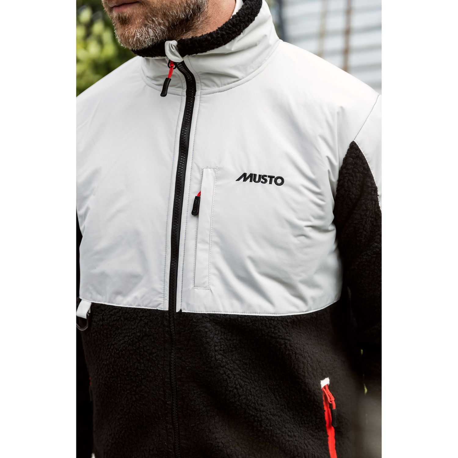 Musto 64 Sherpa Fleecejakke Herre Svart