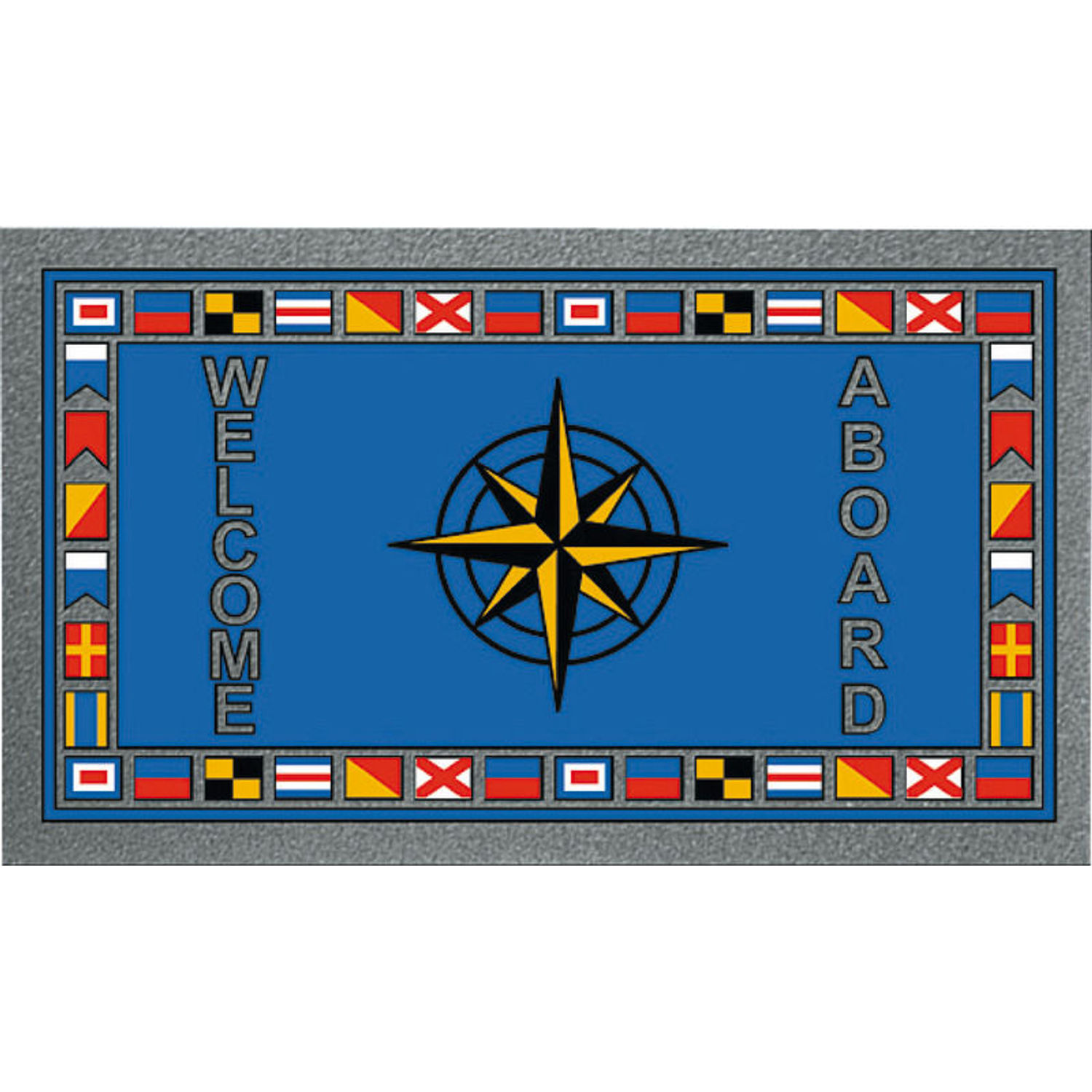 Format skridsikker dørmåtte 50 x 80 cm Windrose