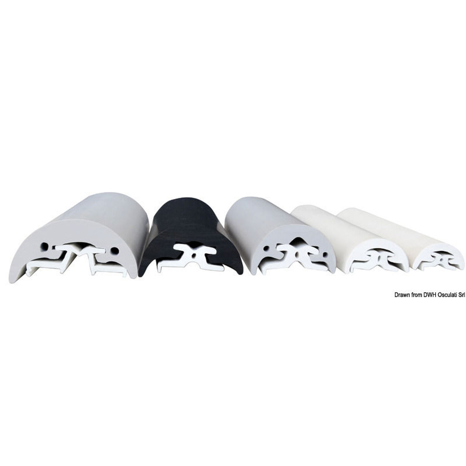 Hvit fenderterminal i nylon