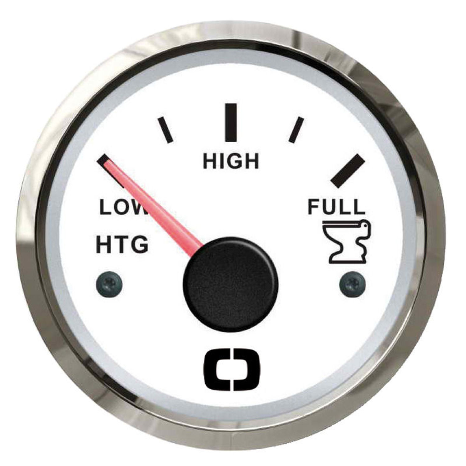 Sortvandsmåler 10/180 ohm hvid/blank