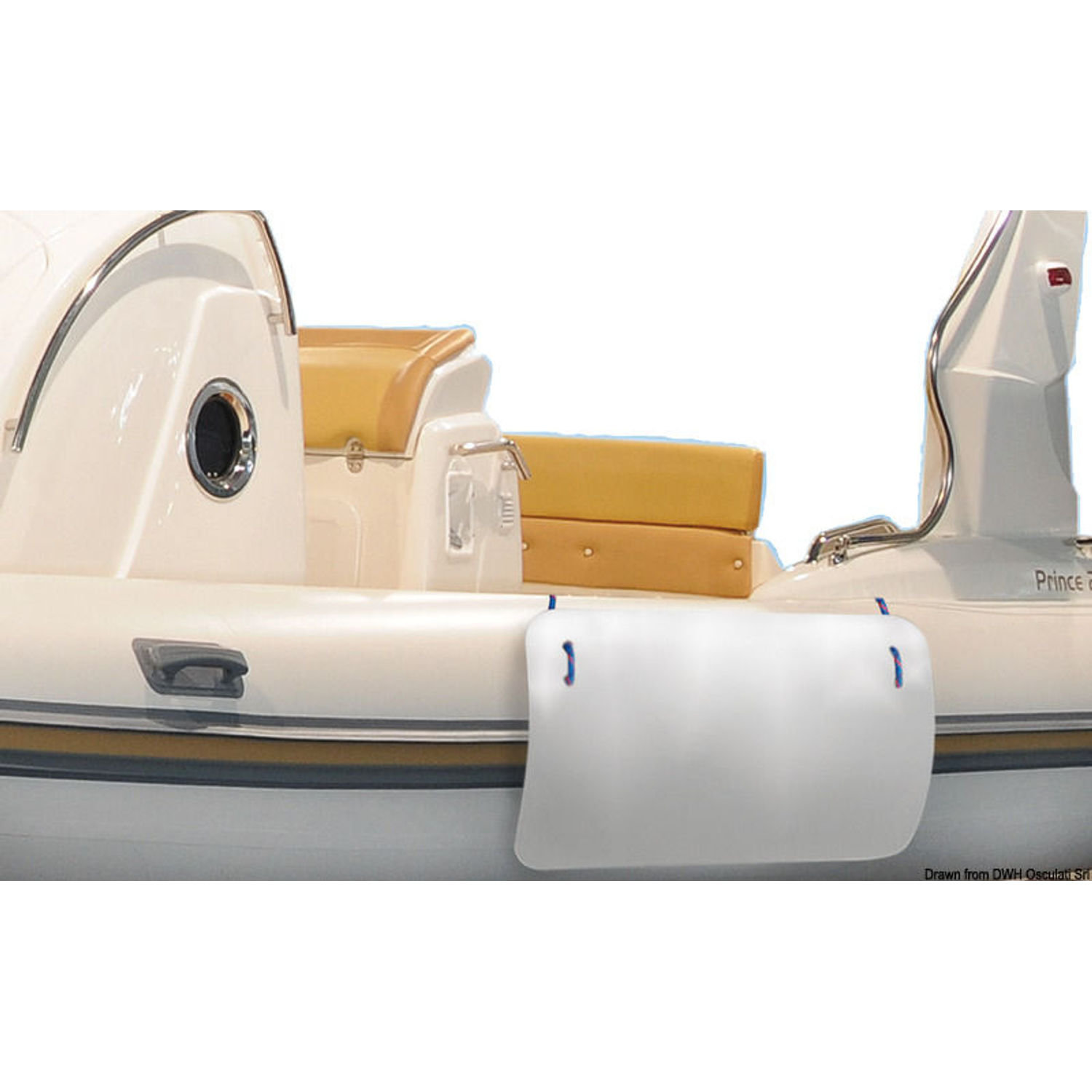 Fendert för gummibåtar 330 x 660 mm