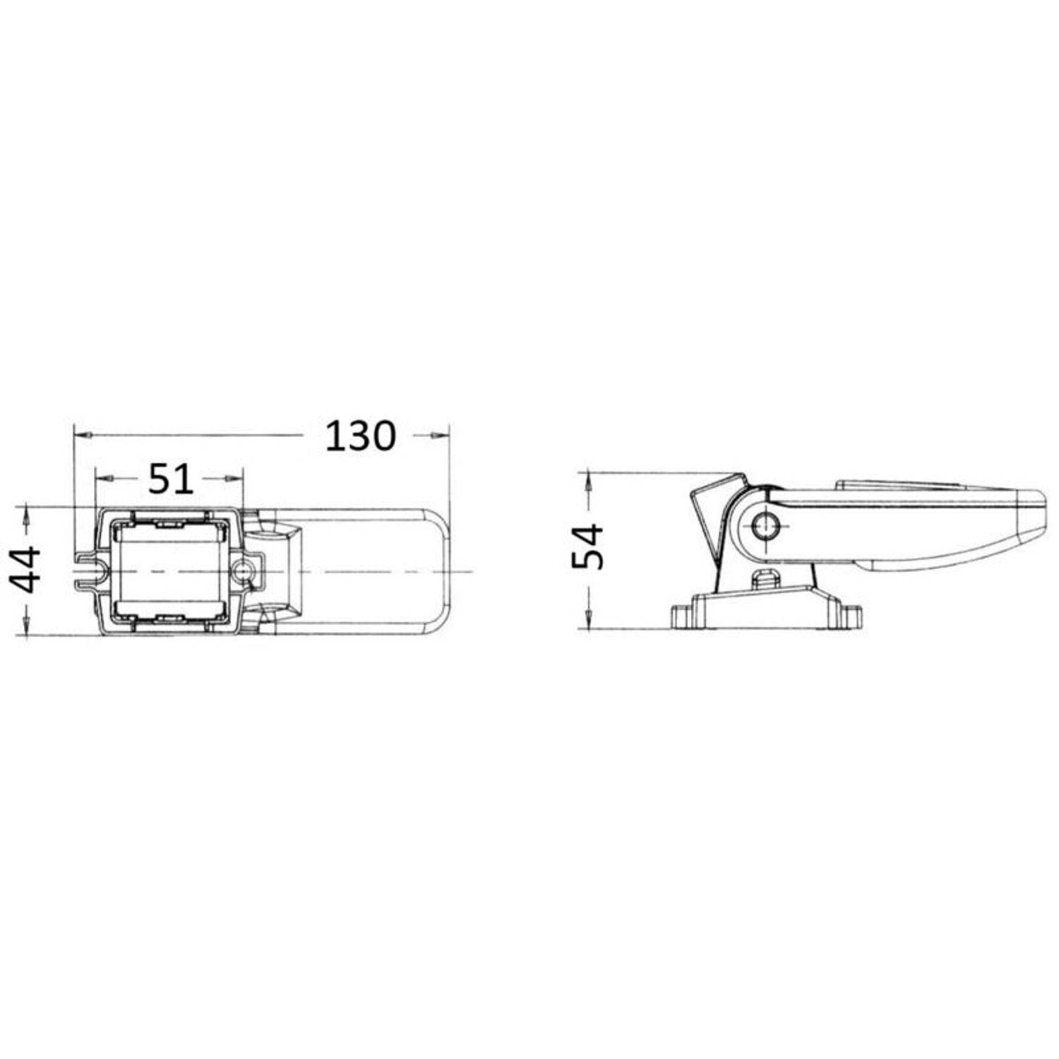 Raskaan käytön automaattinen kytkin pilssipumpuille 12/24 V