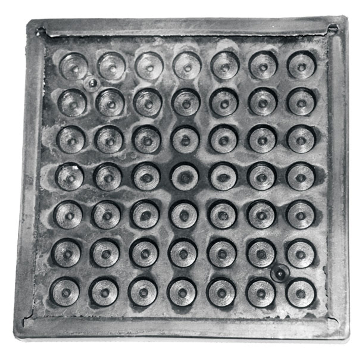1852 Gummiplate 200x200mm for topplate
