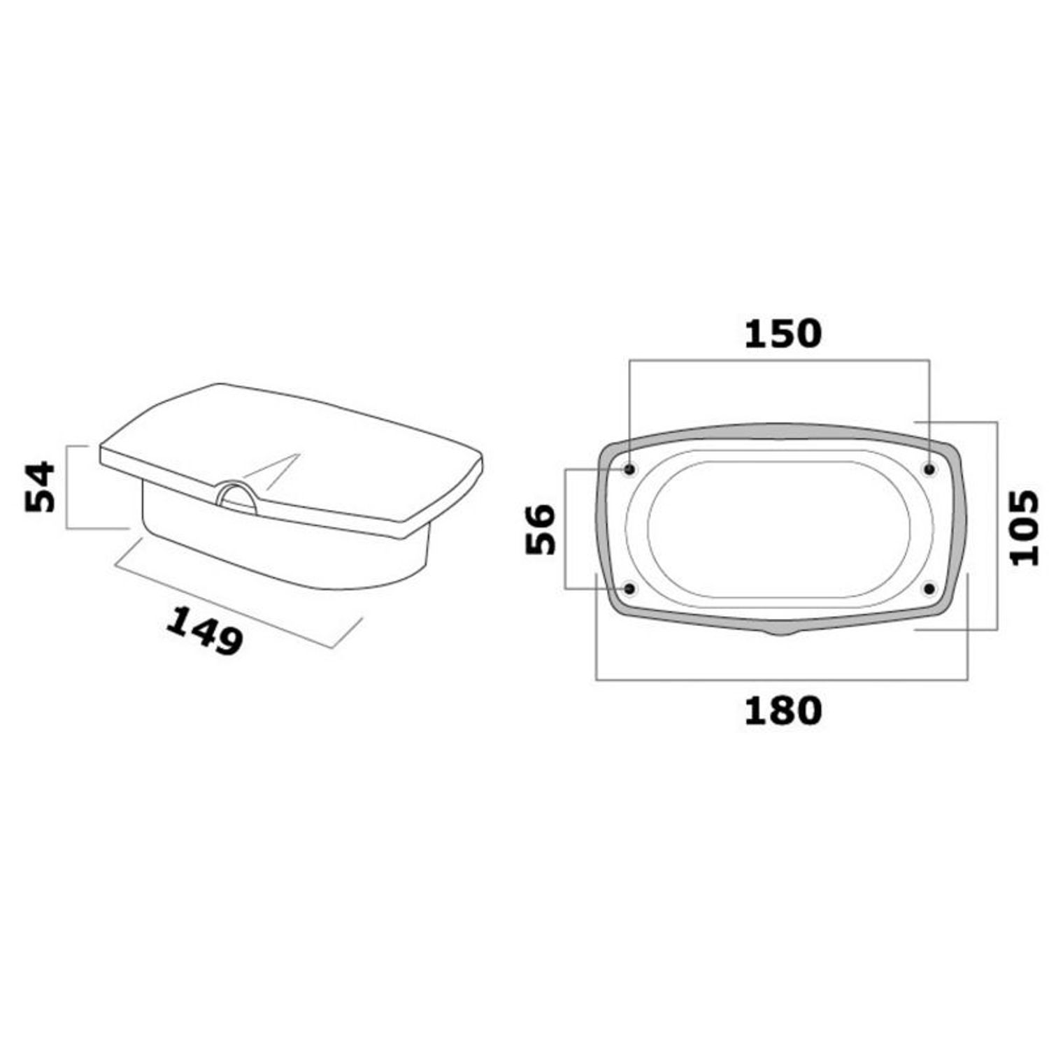 New Edge vannuttak med blandebatteri