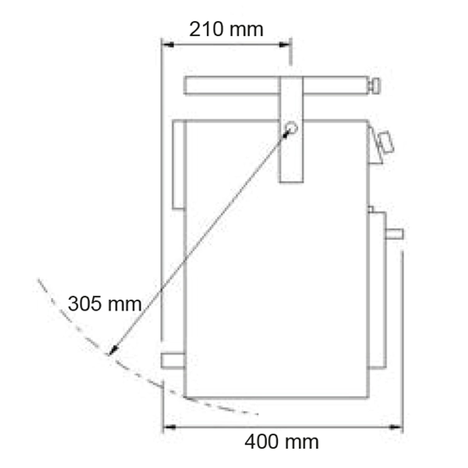 Tasman 4500 frittstående 2-rings kokeplate, elektrisk tenning, grill
