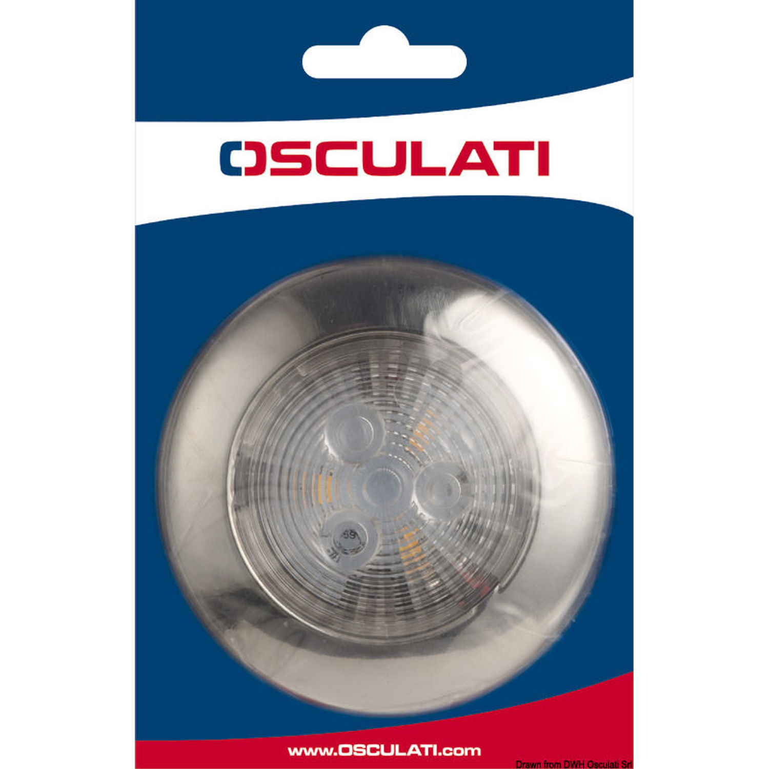 Taklampe med 3 hvite LED