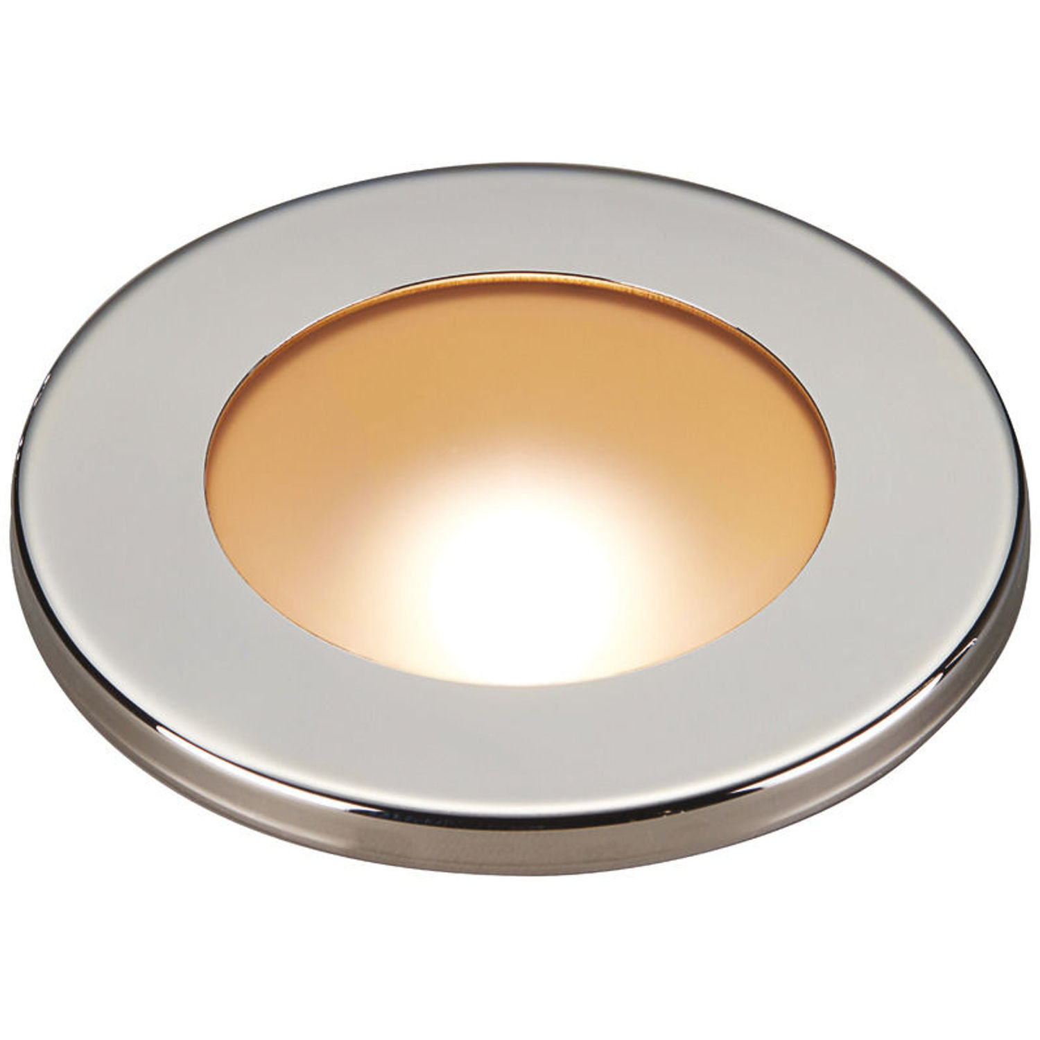 Polis innfelt LED-lys med redusert innfellingsdybde, hvit