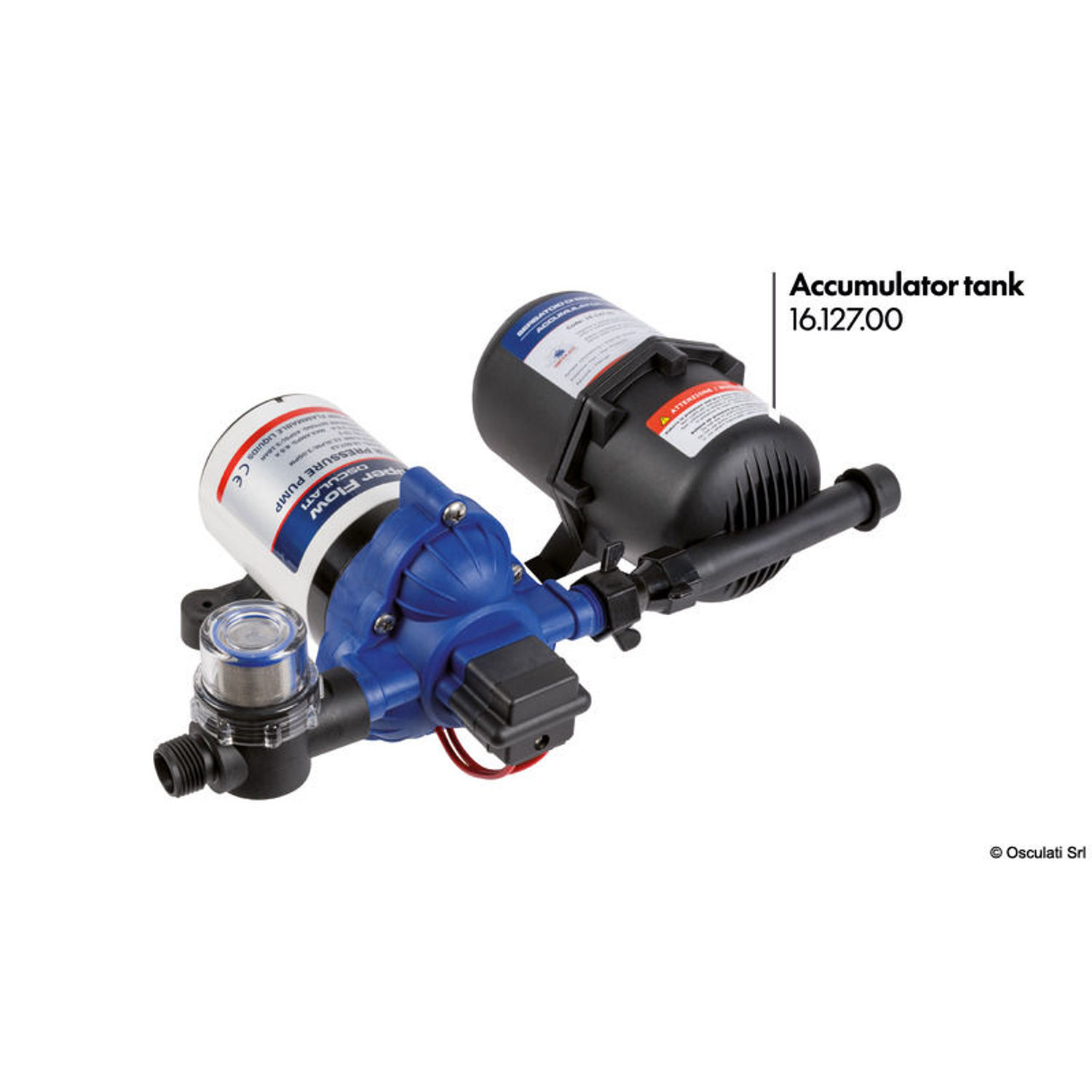 Europump-vesipumppu 3 venttiilillä 12V 8.5A
