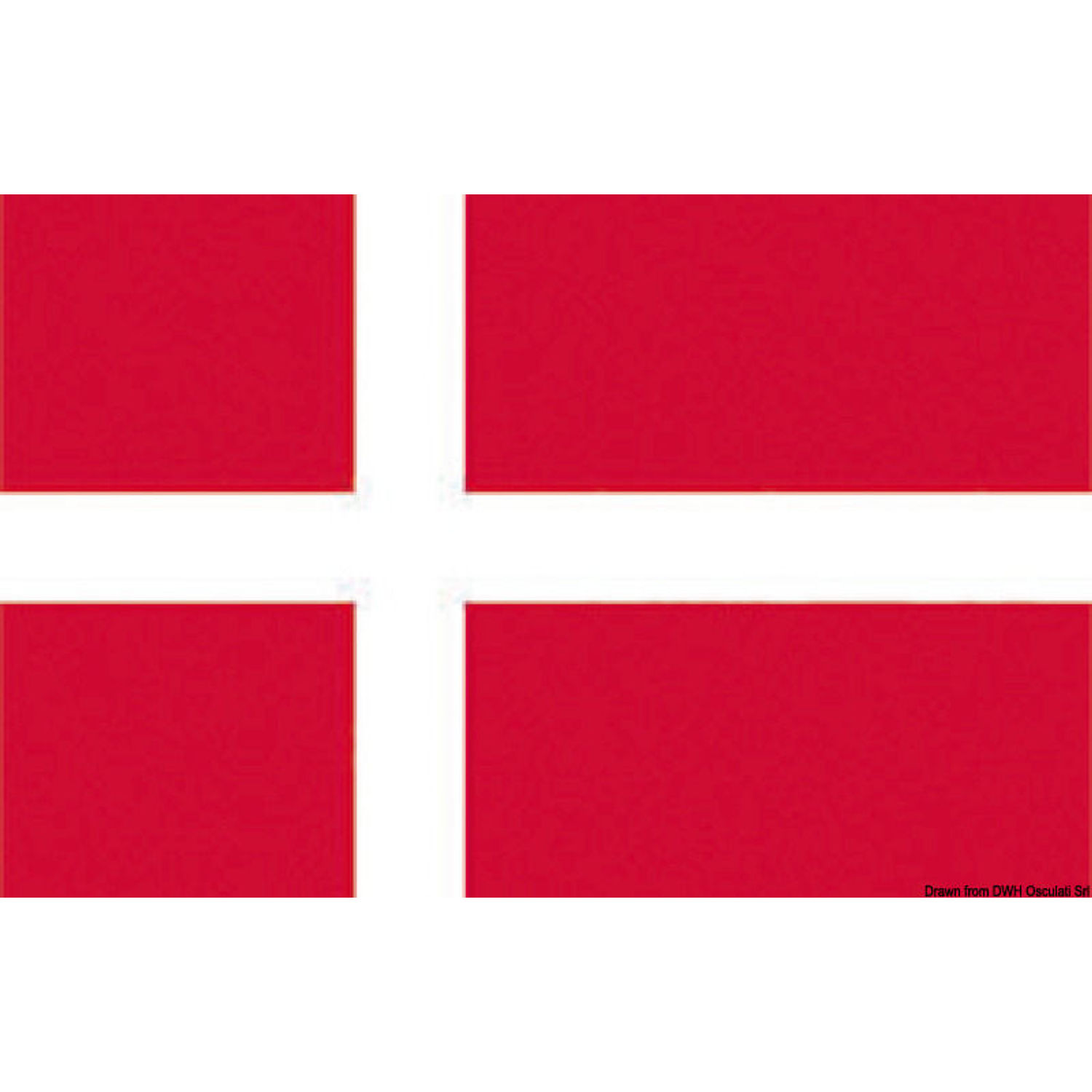Danmarksflagg 20 x 30 cm