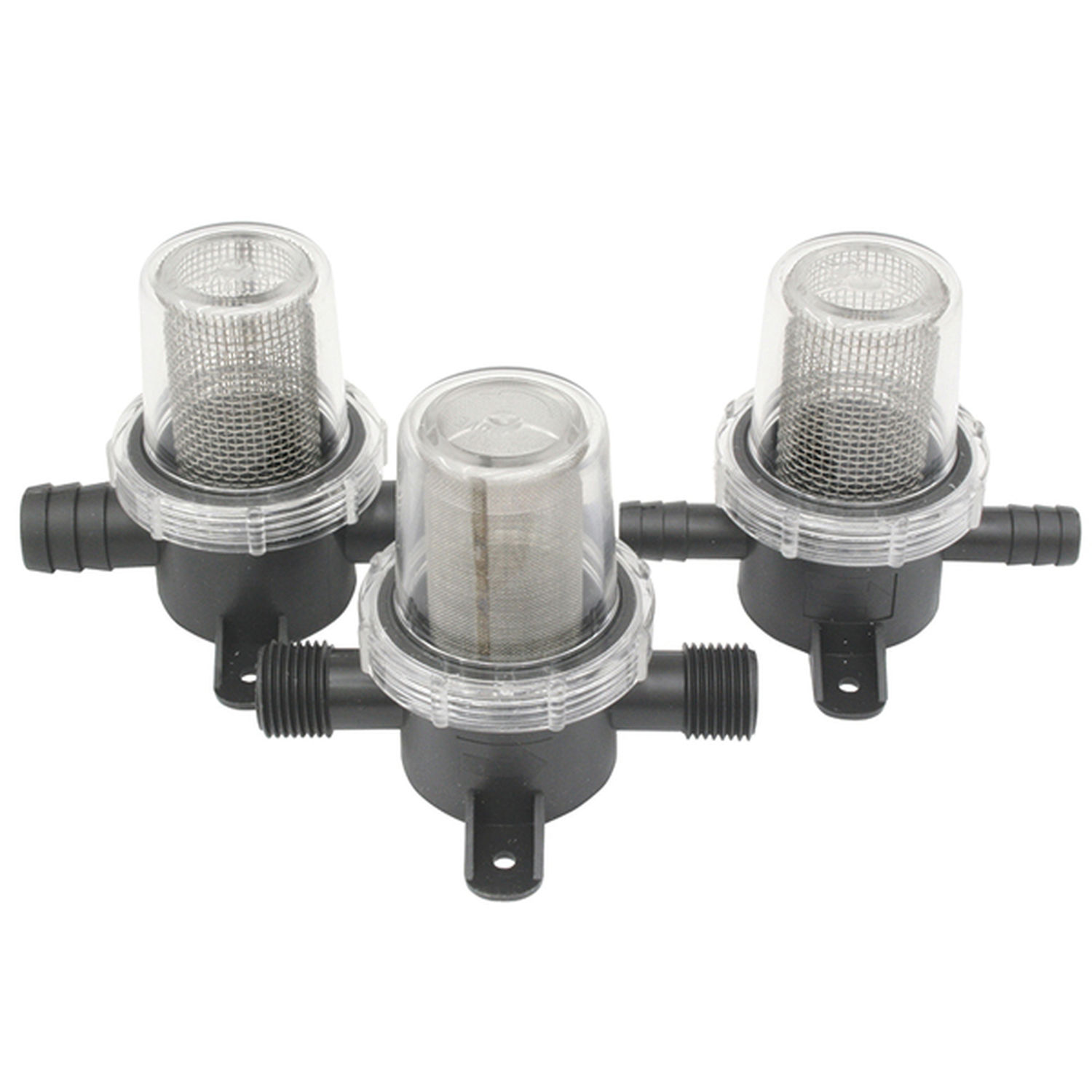 Vandfilter in-line med grov rf si, slangestuds ø12mm