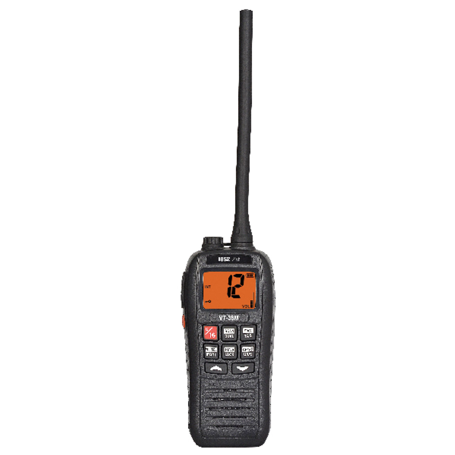 1852 VHF-radio VT38M, flyter, IPX7 vanntett, 5W