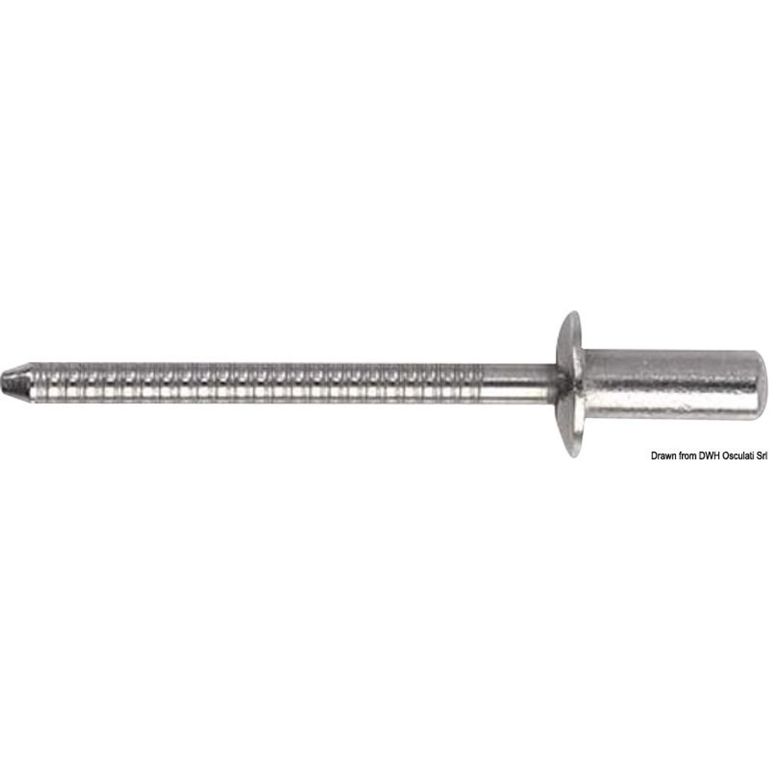 SS-nagle med standardhode 4.8x16mm 100 stk displaypose
