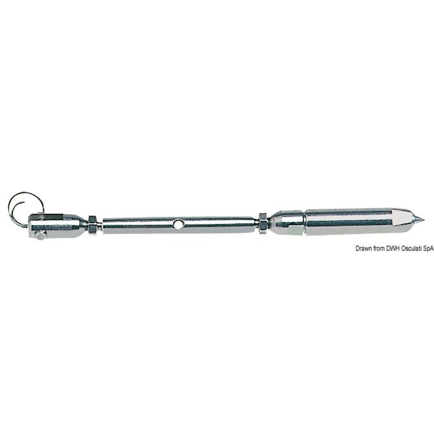 Strekkfisk AISI 316 for Parafil-kabel 7 mm