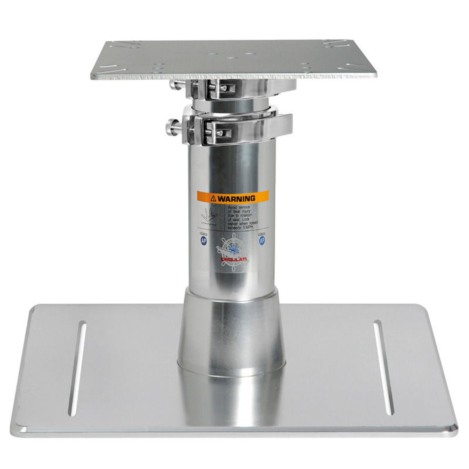 Bordstativ med firkantet base 500 x 500 mm