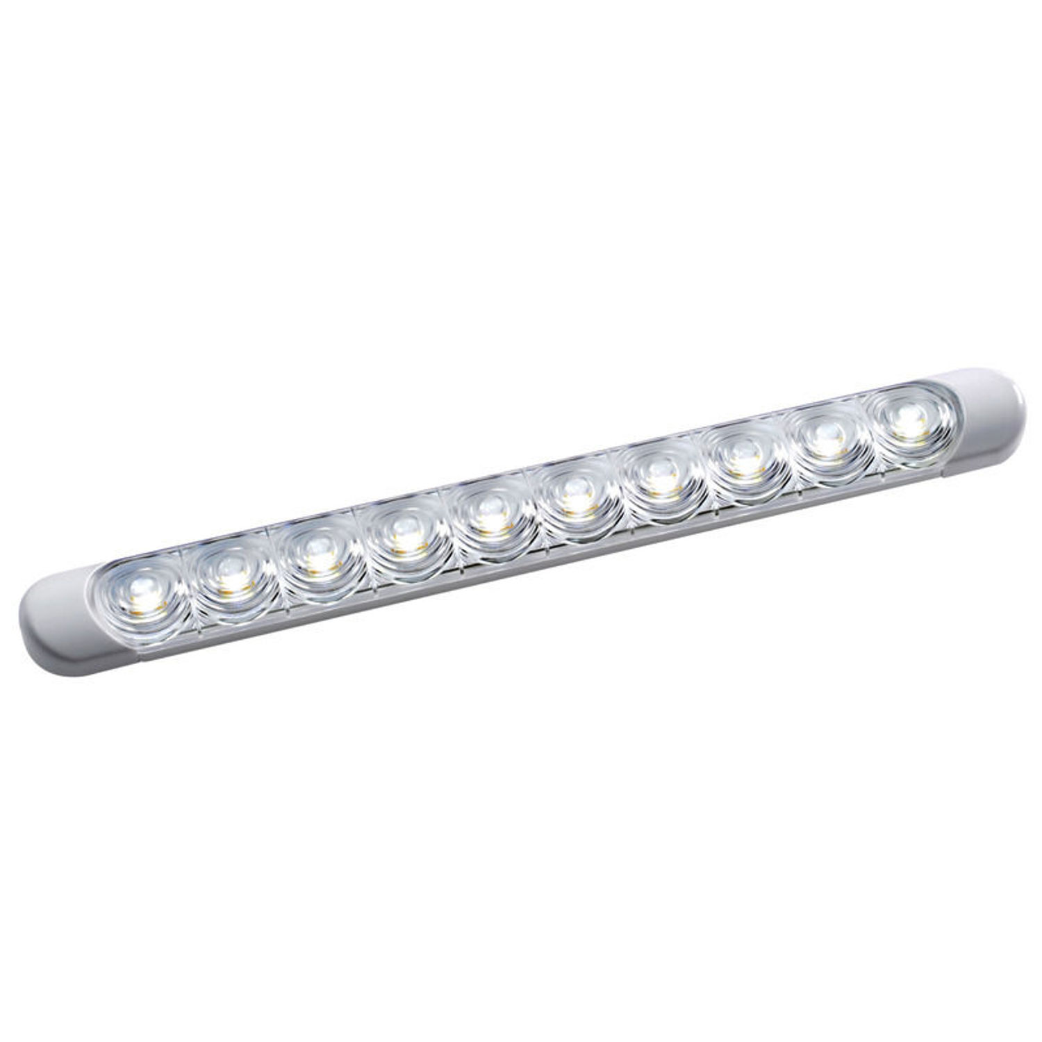 Fristående LED-armatur vit 230x24x11 mm