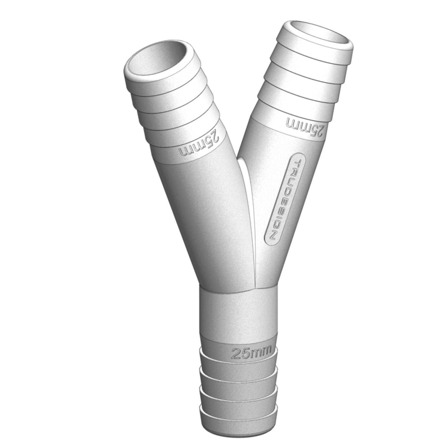 Trudesign Y-kobling, 25, 25, 25mm