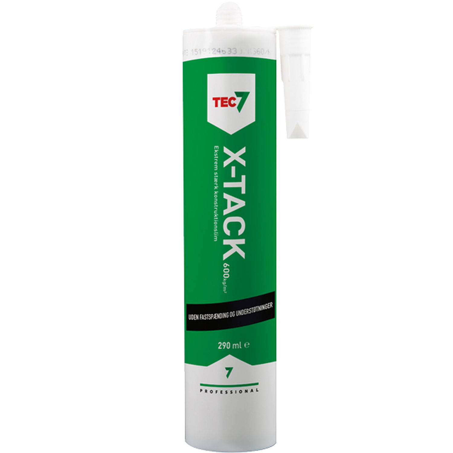 Tec7 X-Tack Fugemasse, Hvid, 310ml