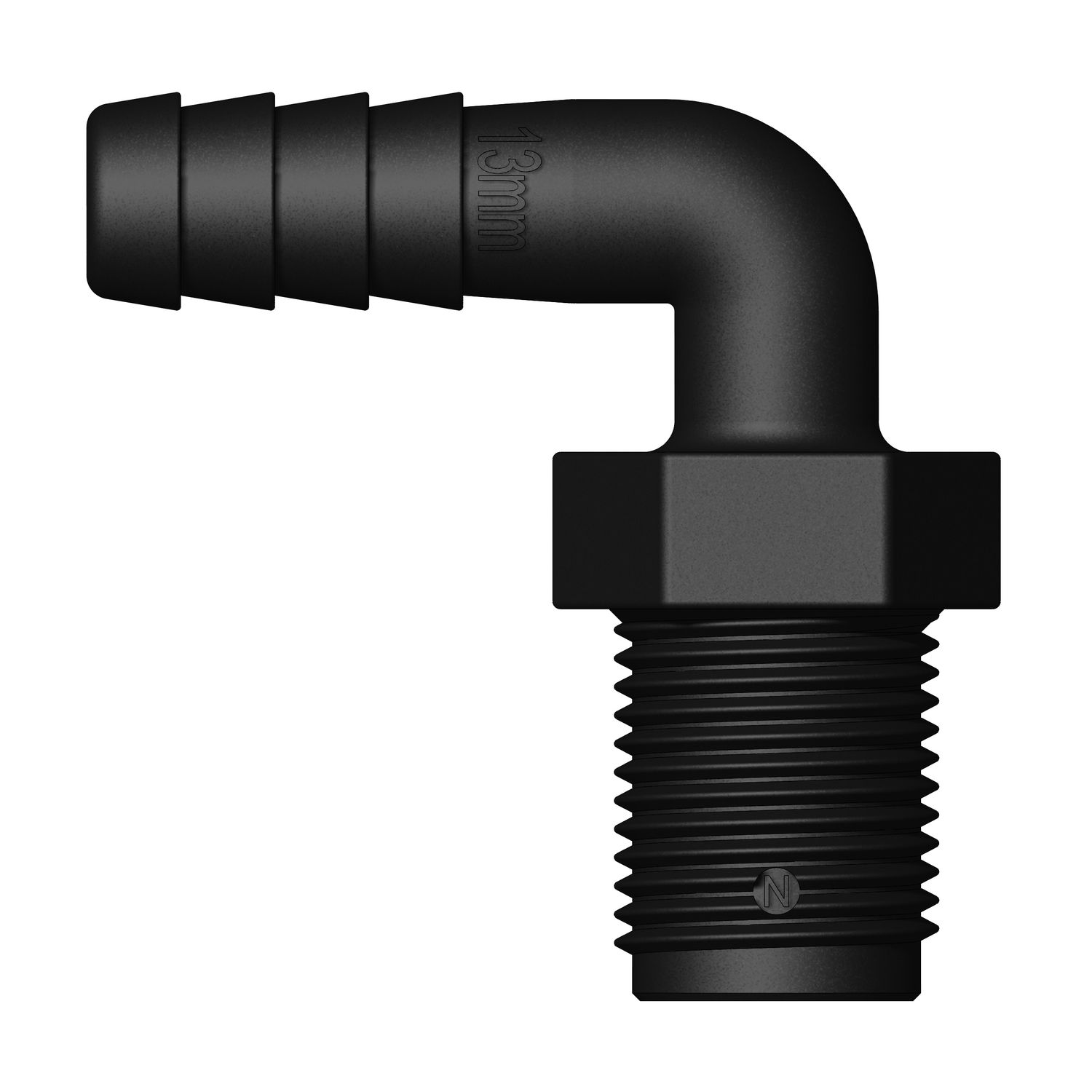 Trudesign Slangekobling, 1/2", 13mm, 90°