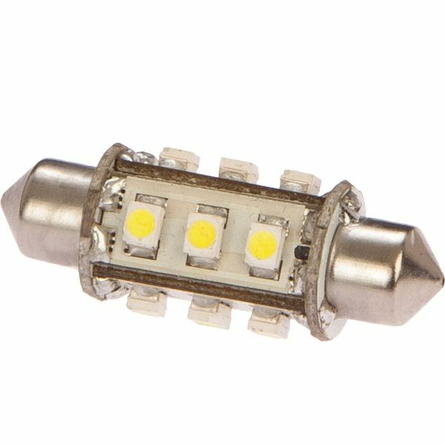 Nauticled lanterne spolelampe 37mm 10-30vdc 1,2/10W hvit