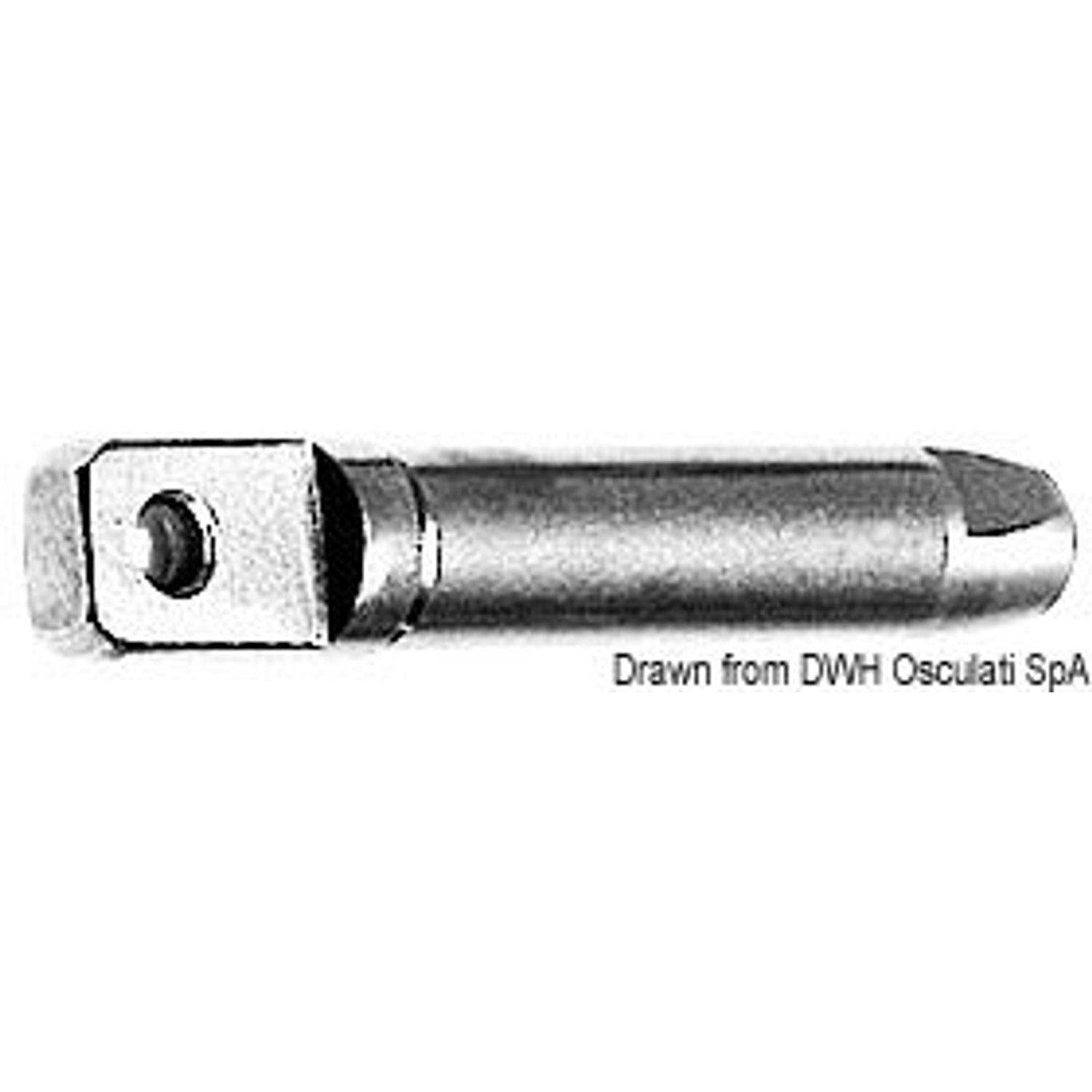 Øyeterminal AISI 316 for Parafil-kabel Ø 7 mm