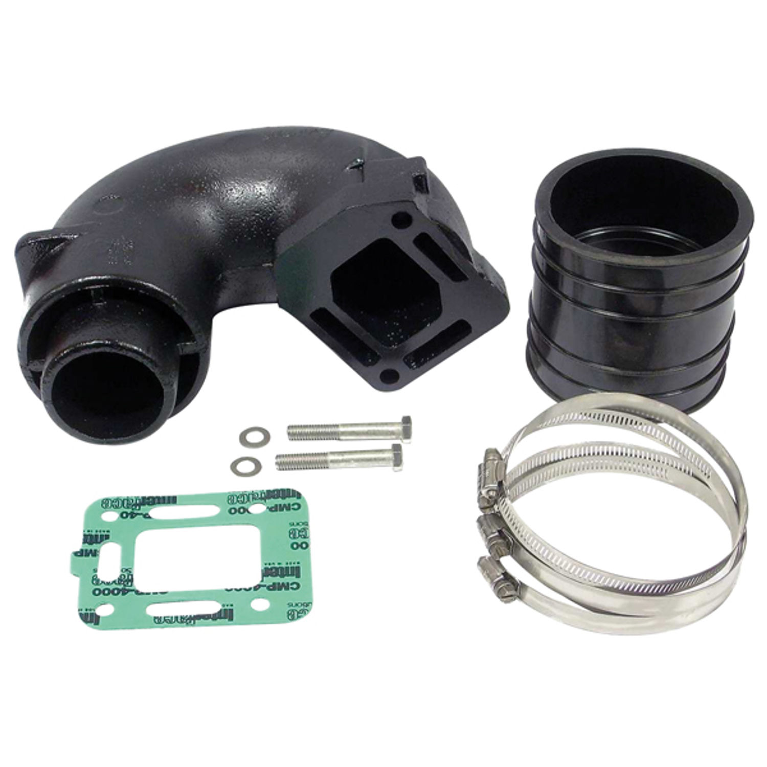 1852 Eksosbue med belg for Mercruiser 12076A2