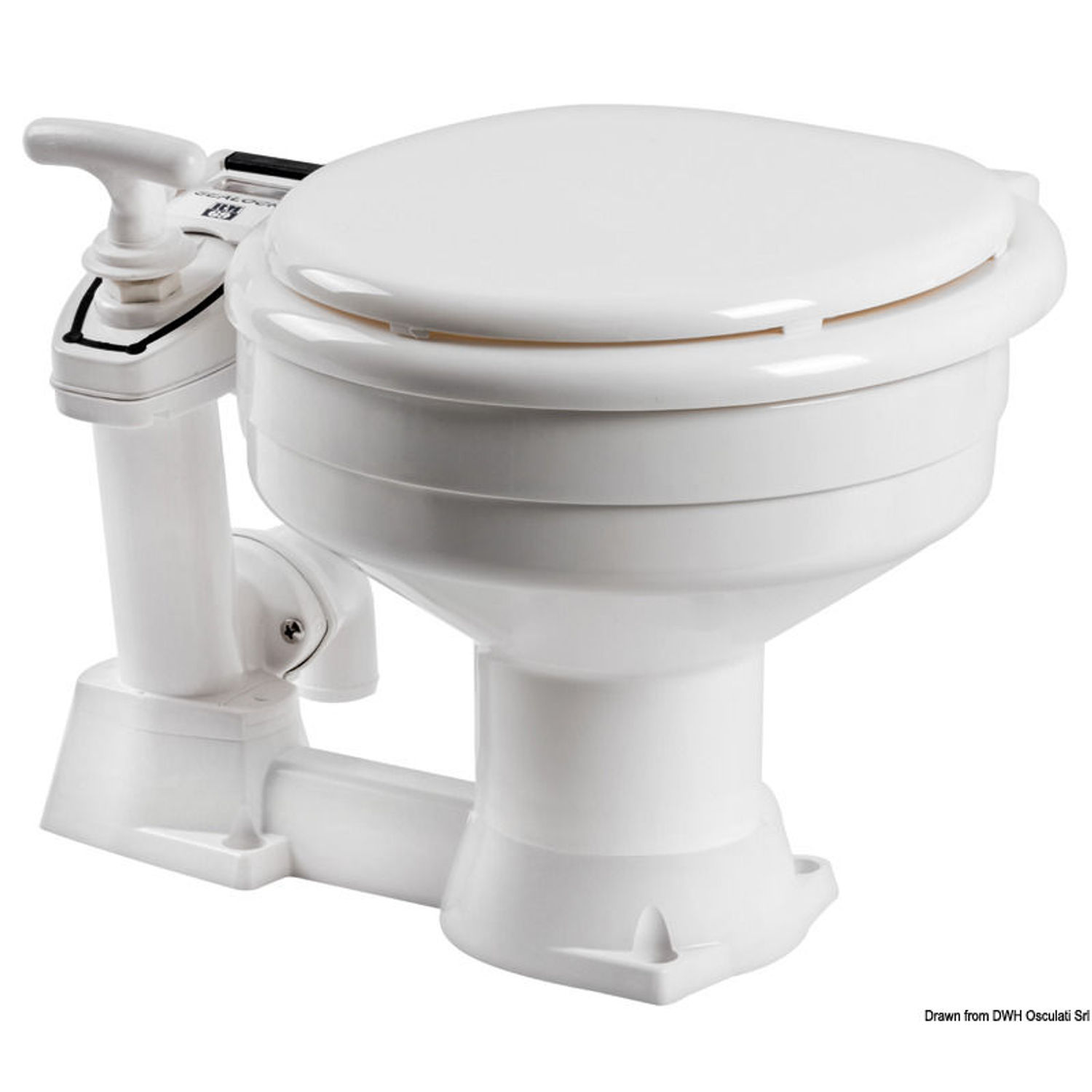 RM69 ultrakevyt manuaalinen WC