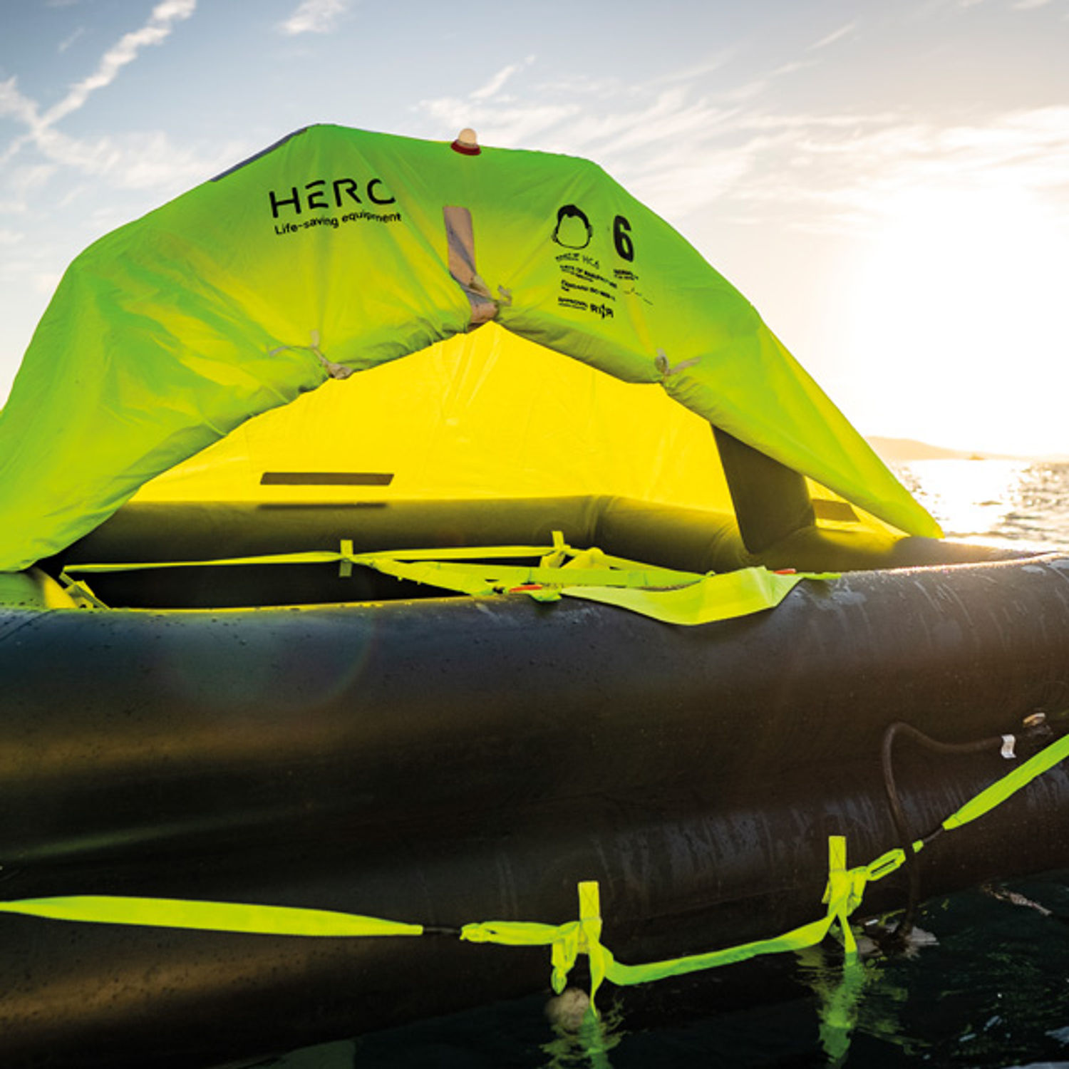 Hero Liferaft ISO9650-1 OFFSHORE 6 personer i bag