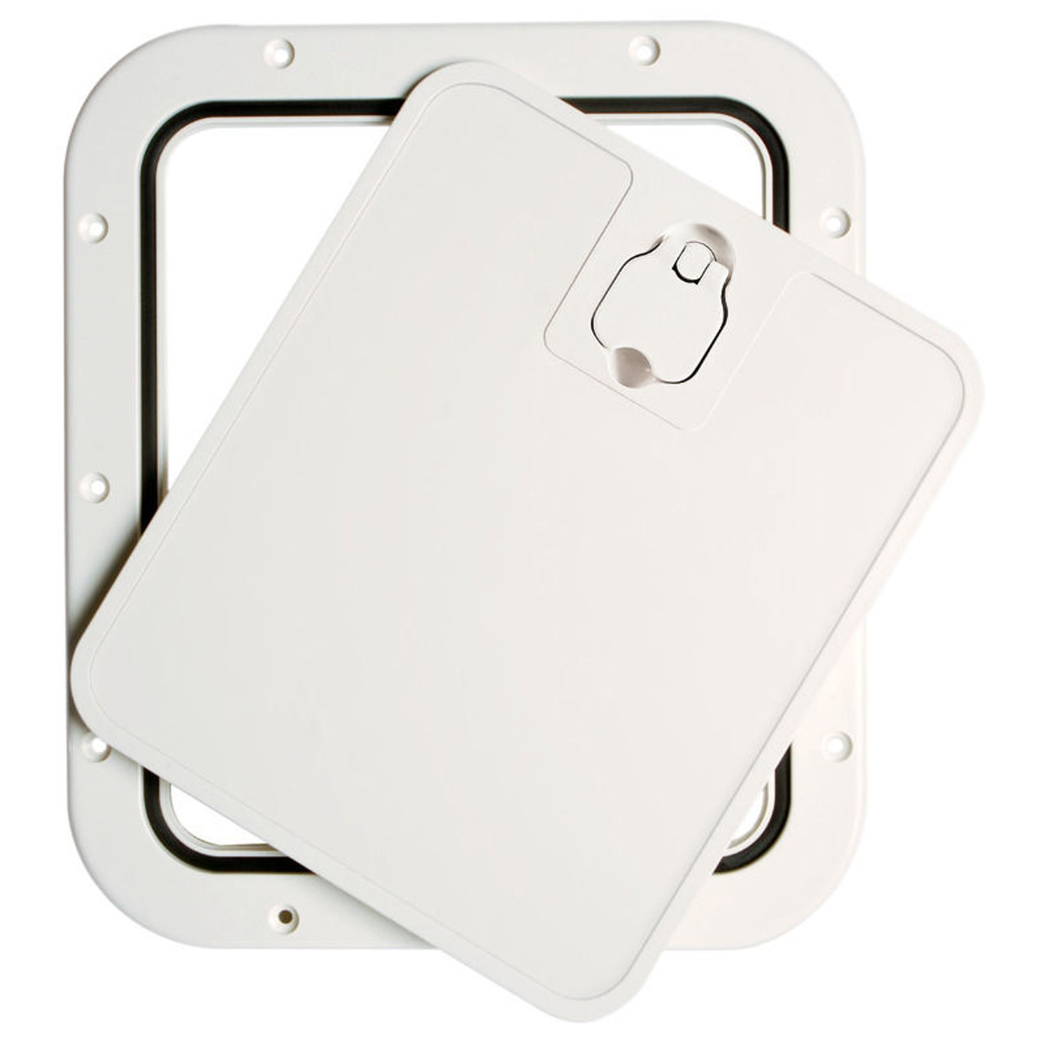 Vit inspektionslucka med avtagbart lock 350 x 600mm