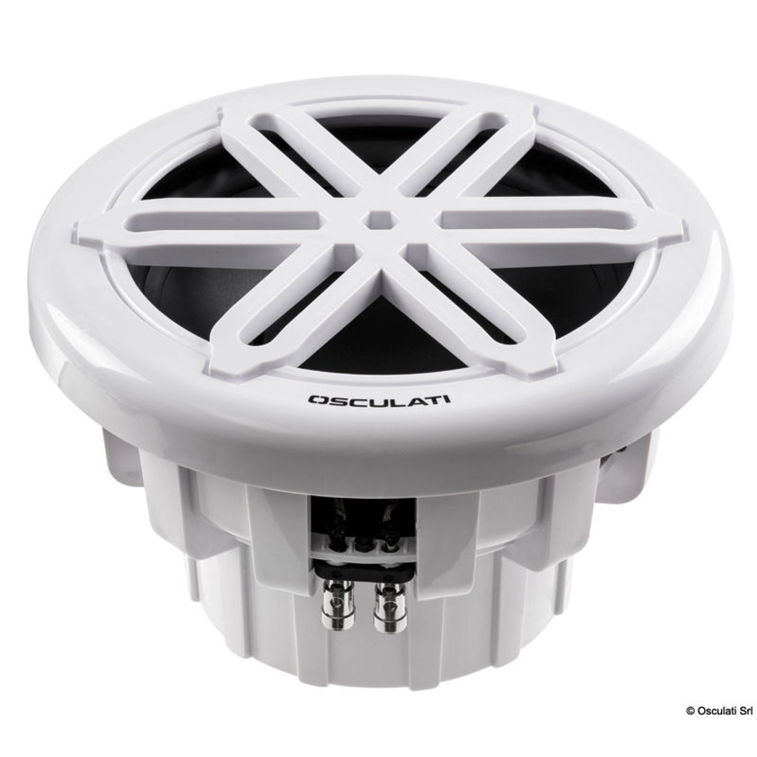 Subwoofer 10" vit - vattentät - UV-beständig