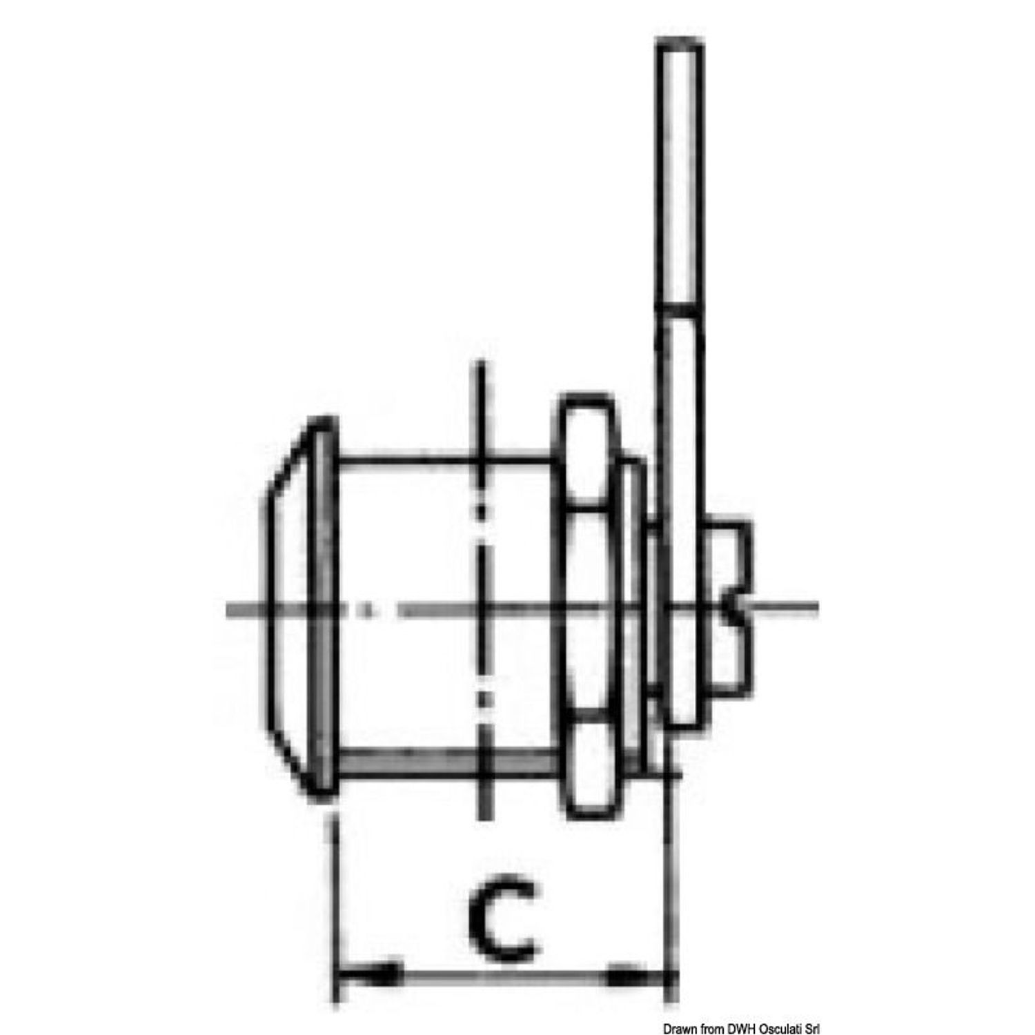 Cylinderlås 20 mm