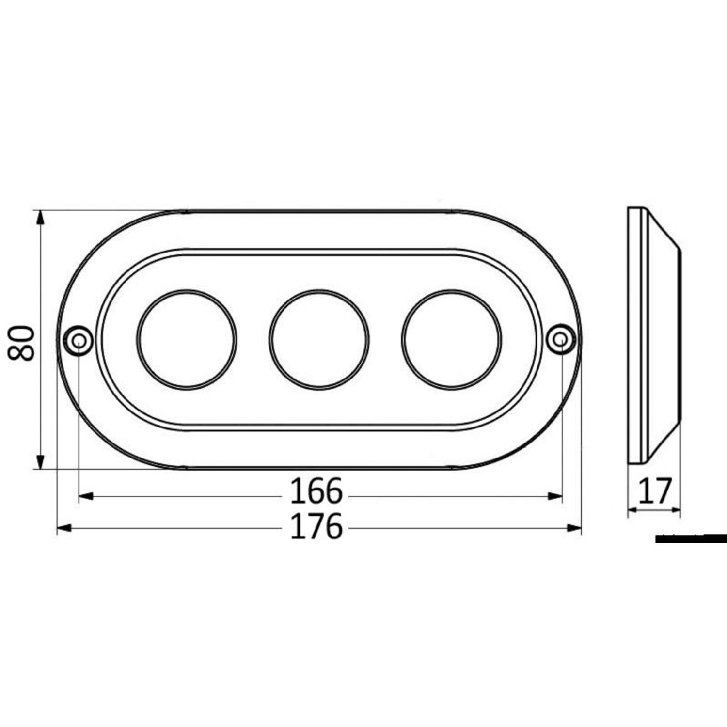 Vedenalainen LED-valo RGBW 180 W