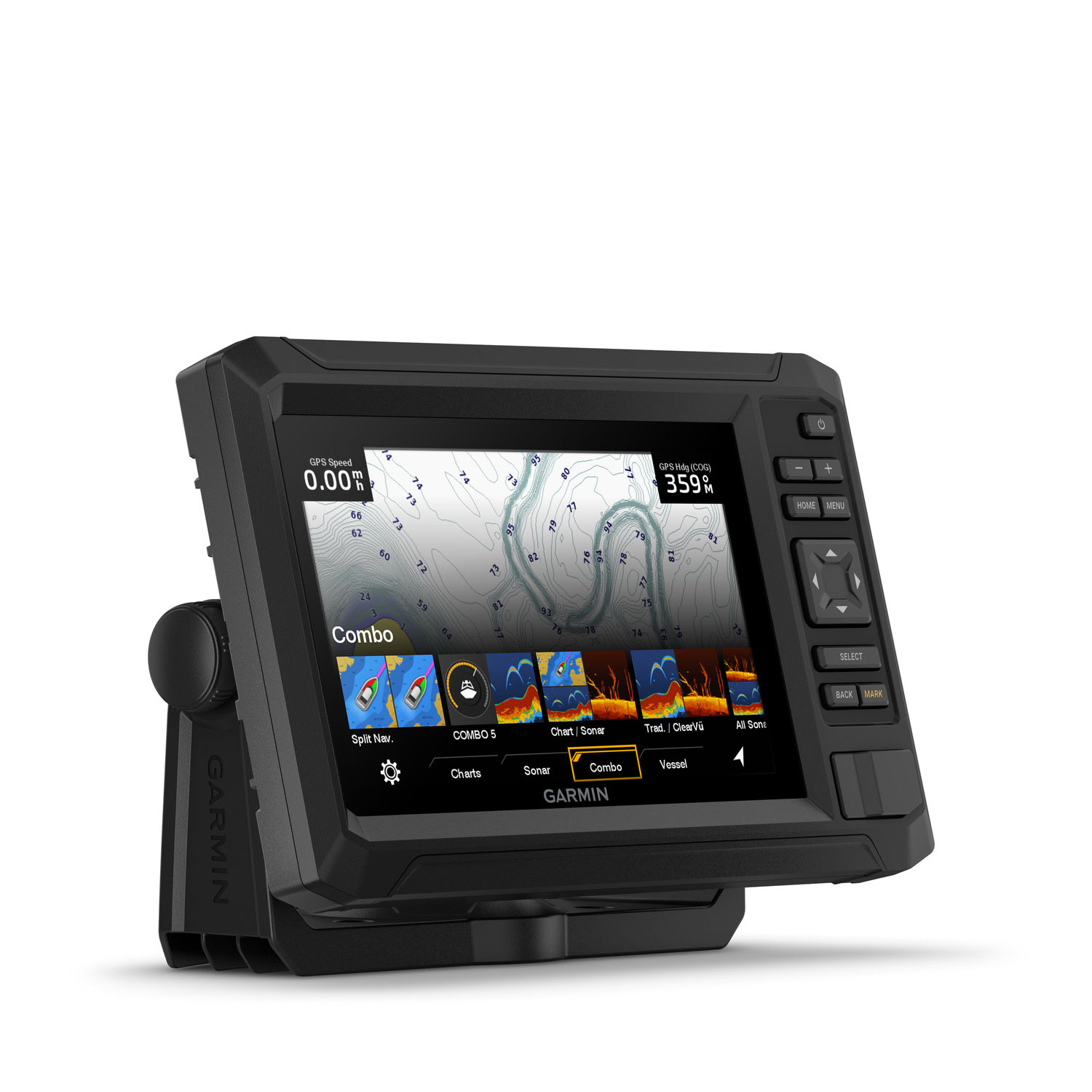 Garmin Echomap UHD2 72cv Kartplotter med GT20-TM-svinger