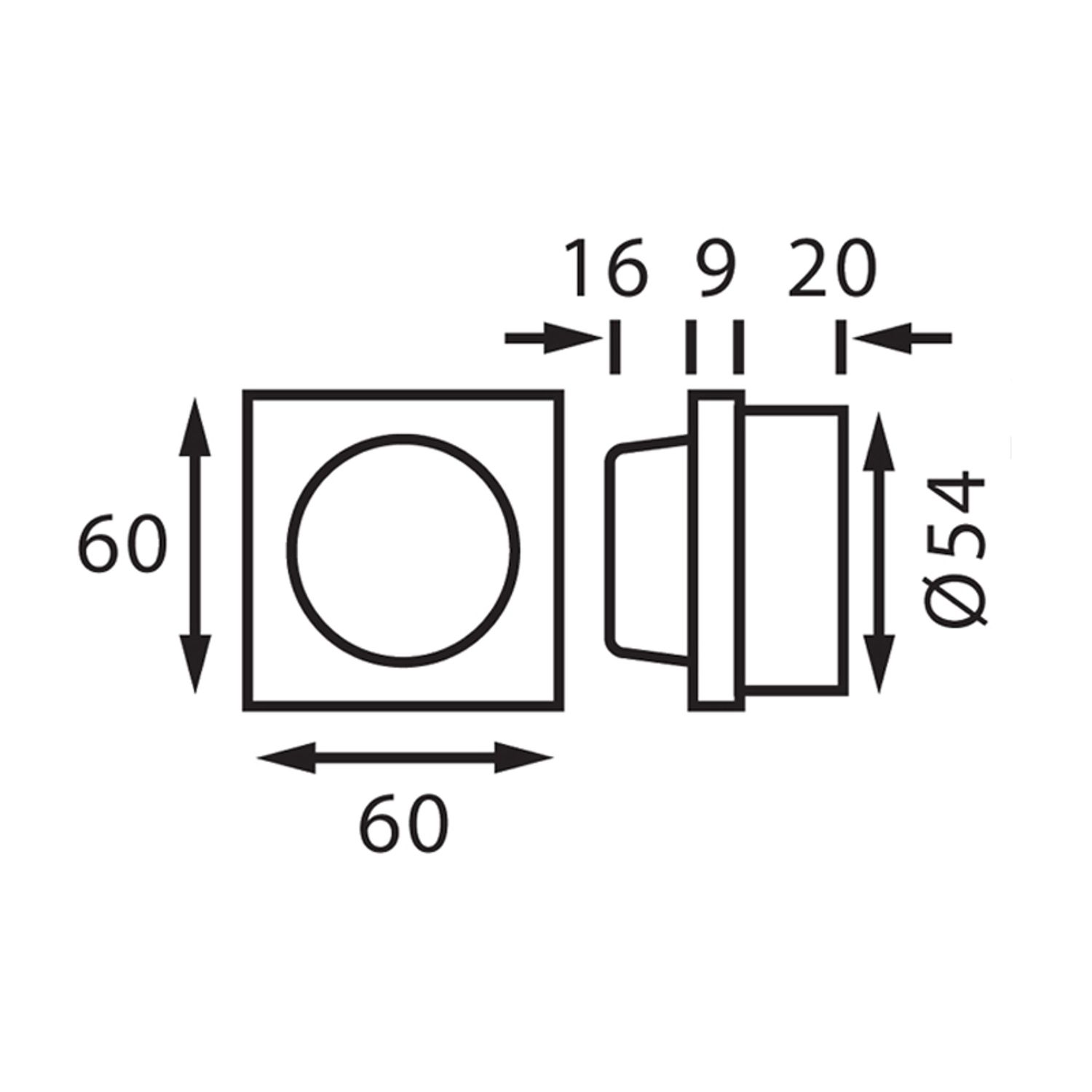 Båtsystem Twilight Dimmer 12V/24V 100W 2A Hvit