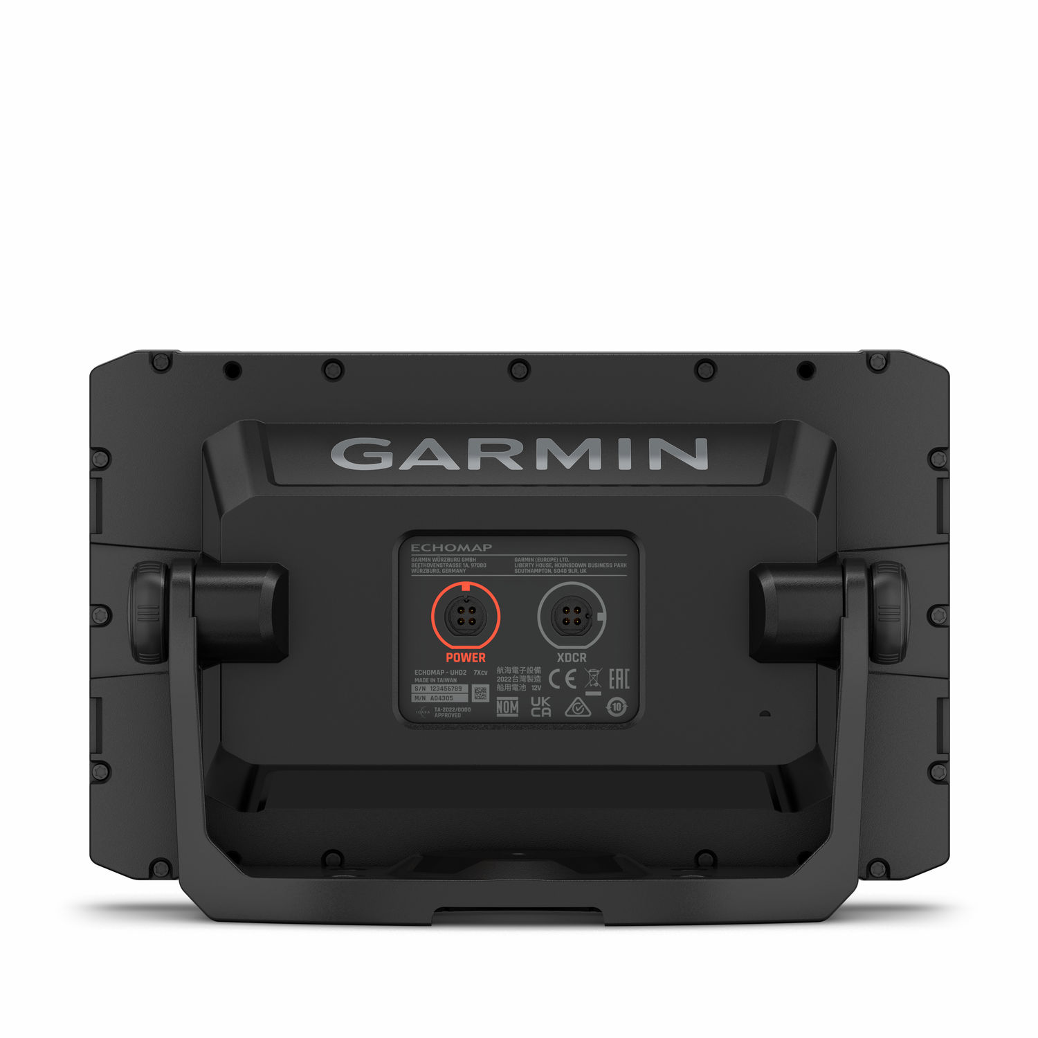 Garmin Echomap UHD2 72cv Kartplotter med GT20-TM-svinger